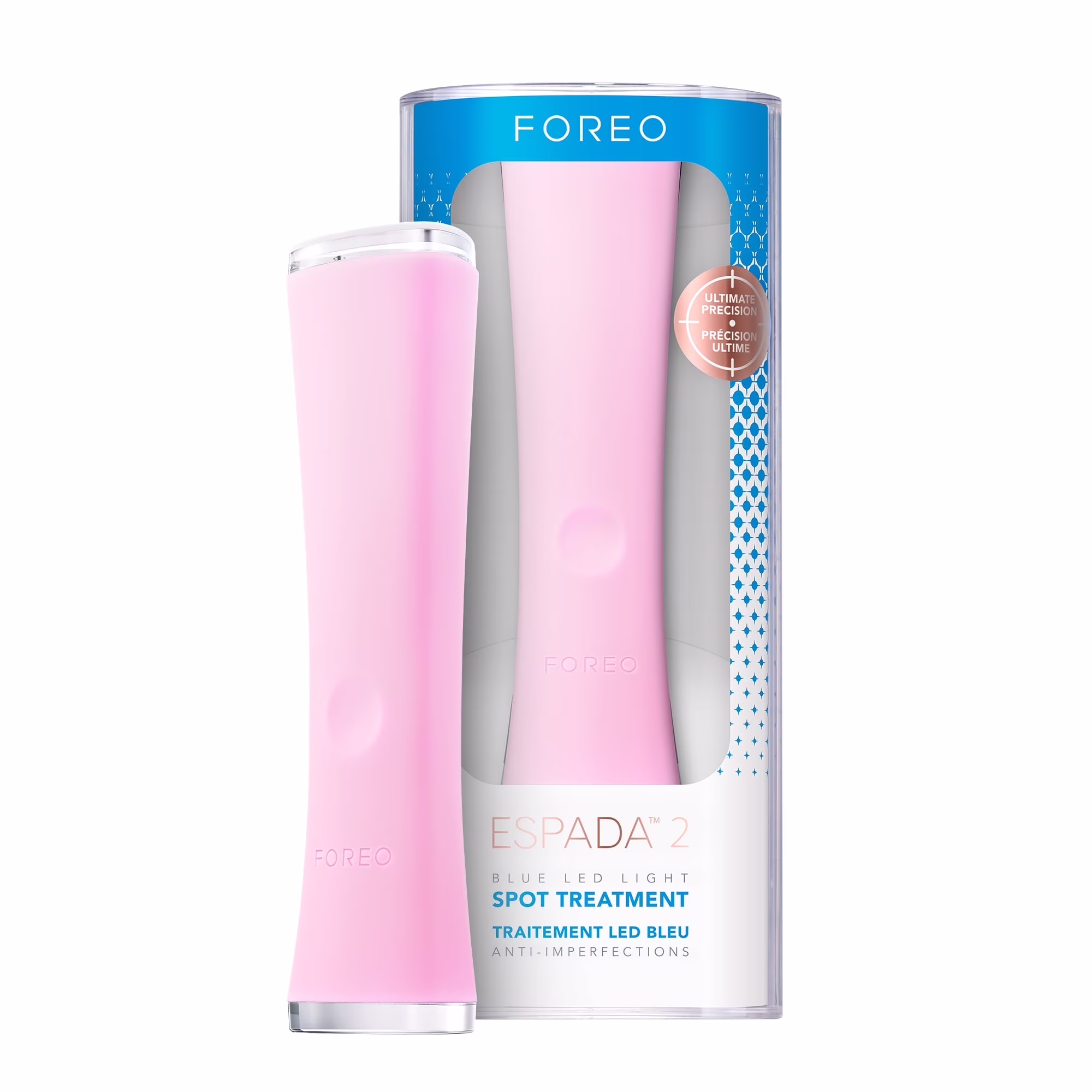 FOREO ESPADA 2 Blue LED Light 30-sec Acne Treatment - Pearl Pink