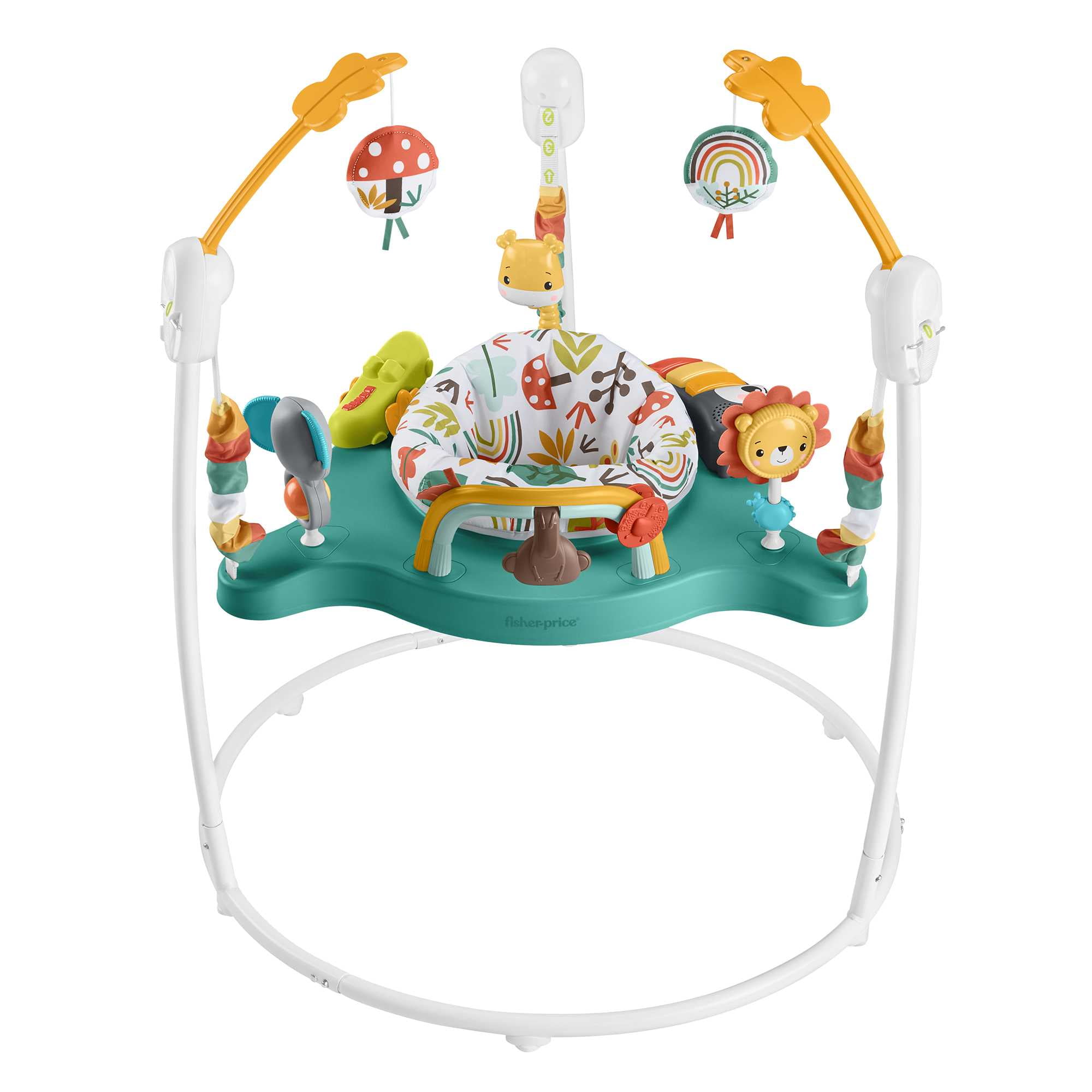 Fisher-Price Baby Bouncer Whimsical Forest Jumperoo Activity Center with Music and Lights, Unisex