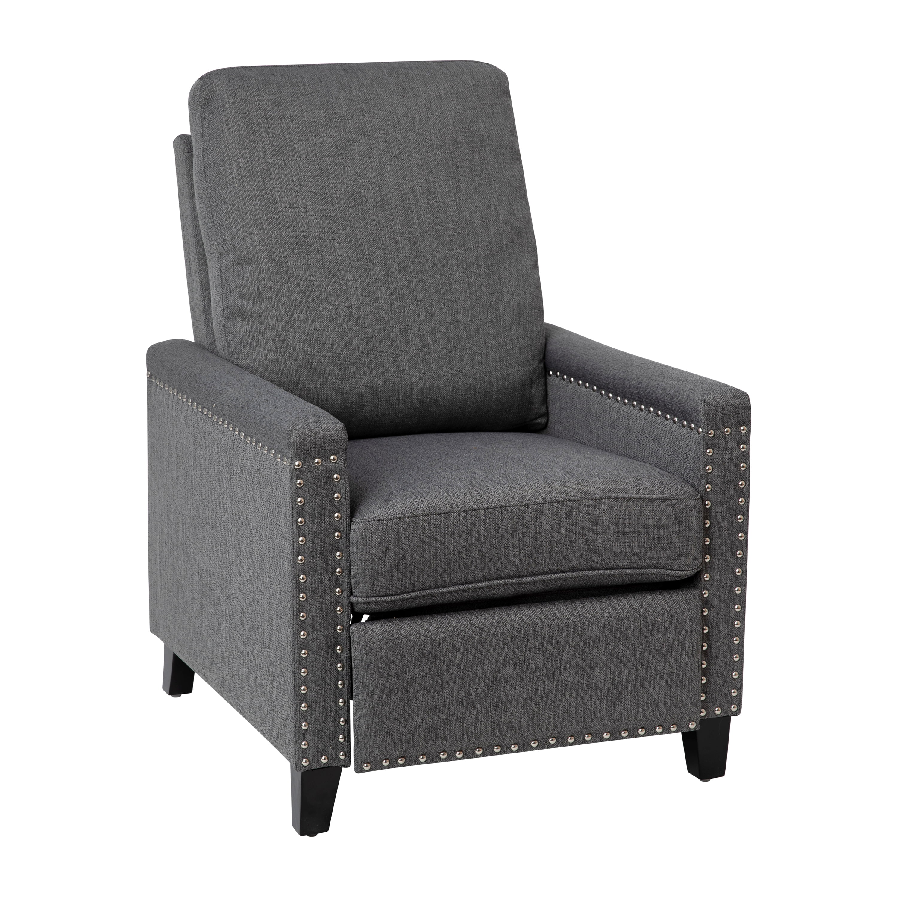 Flash Furniture Carson Fabric Push Back Recliner, Gray
