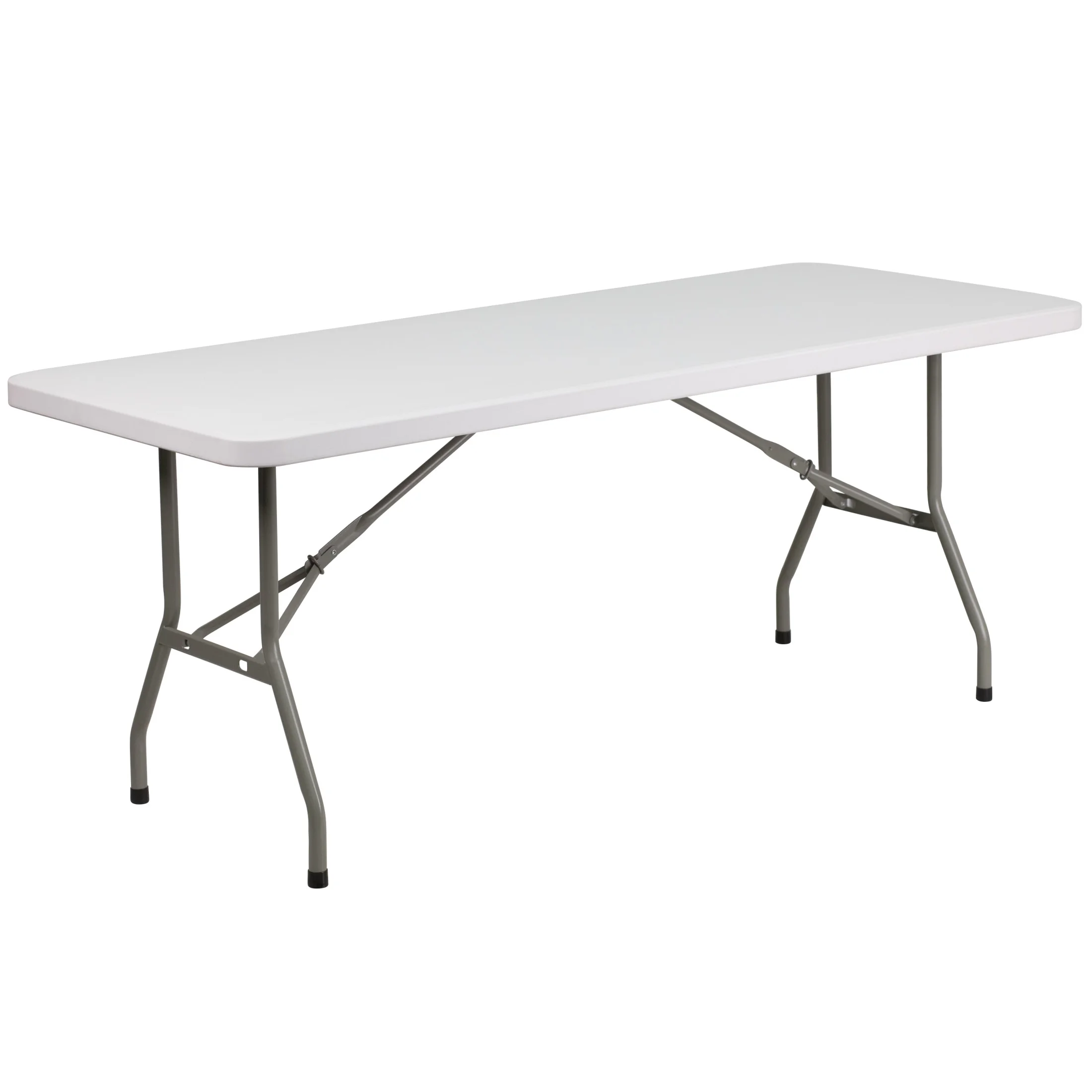 Flash Furniture Elon 6' Rectangular All-Occasion Plastic Event Folding Table, White