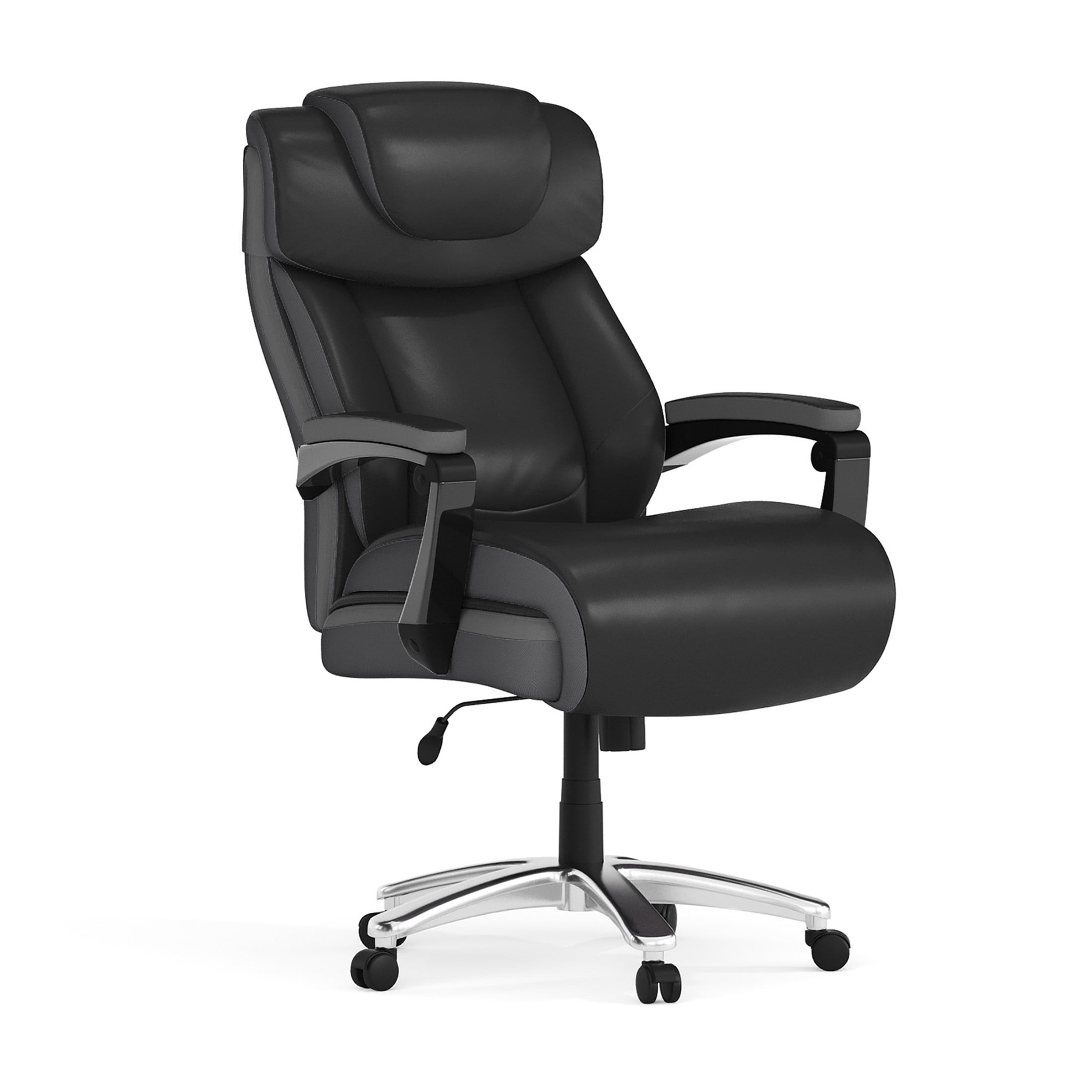 Flash Furniture Hercules Series Big & Tall Ergonomic LeatherSoft Office Chair, Black