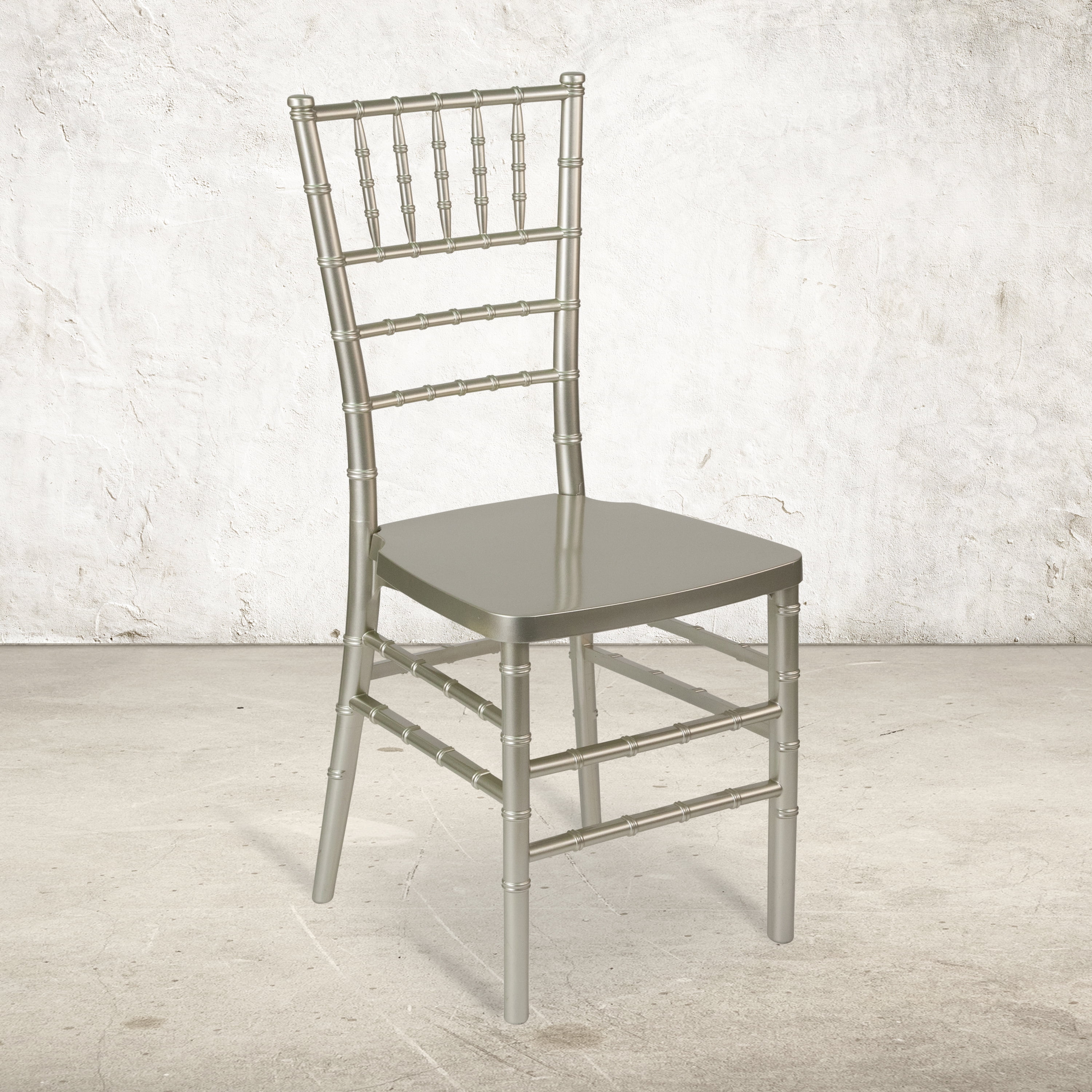 Flash Furniture HERCULES PREMIUM Series Champagne Resin Stacking Chiavari Chair