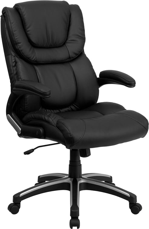 Flash Furniture Office Chair,44 1/4 in H,Black BT-9896H-GG