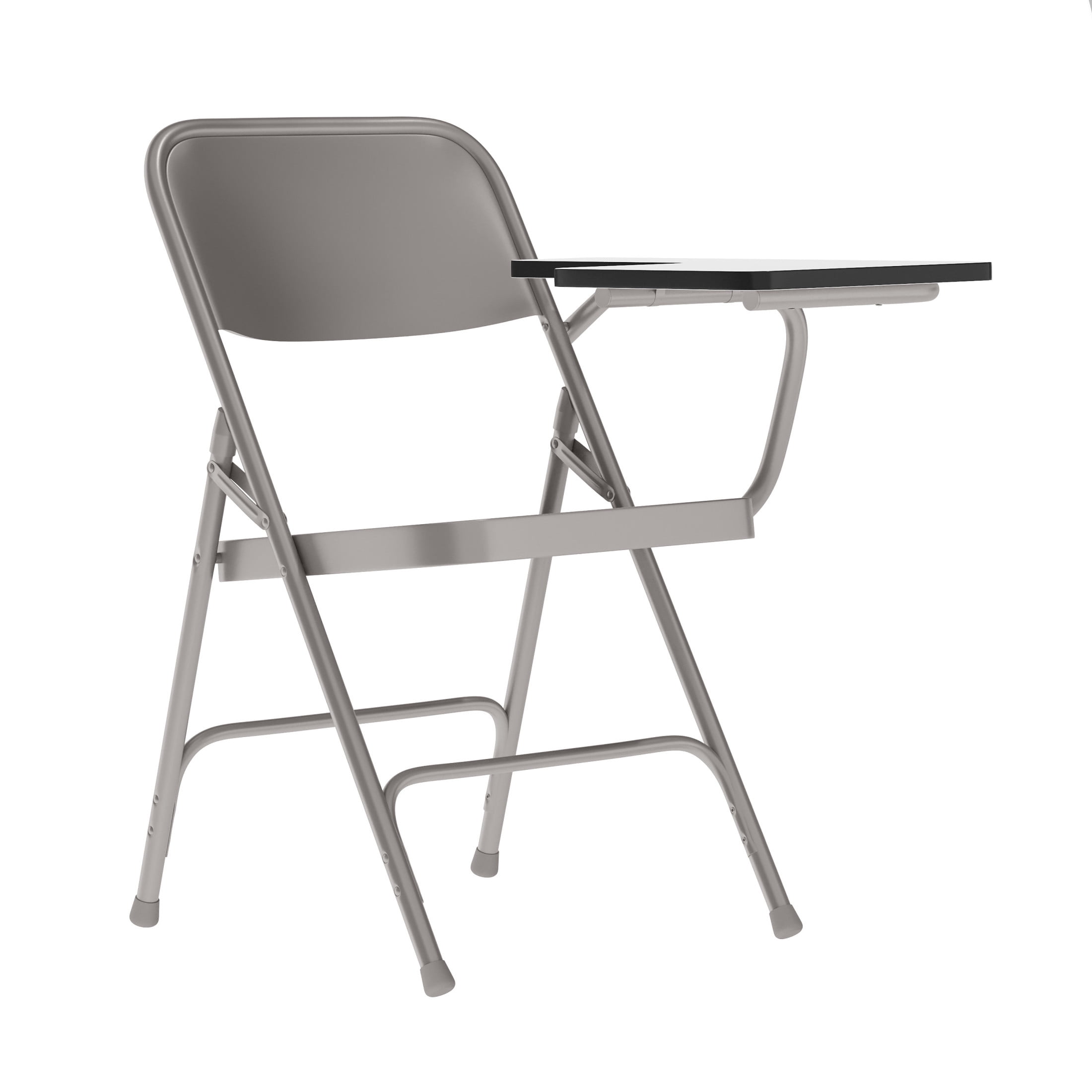 Flash Furniture Ralph Premium Steel Folding Chair with Left Handed Tablet Arm