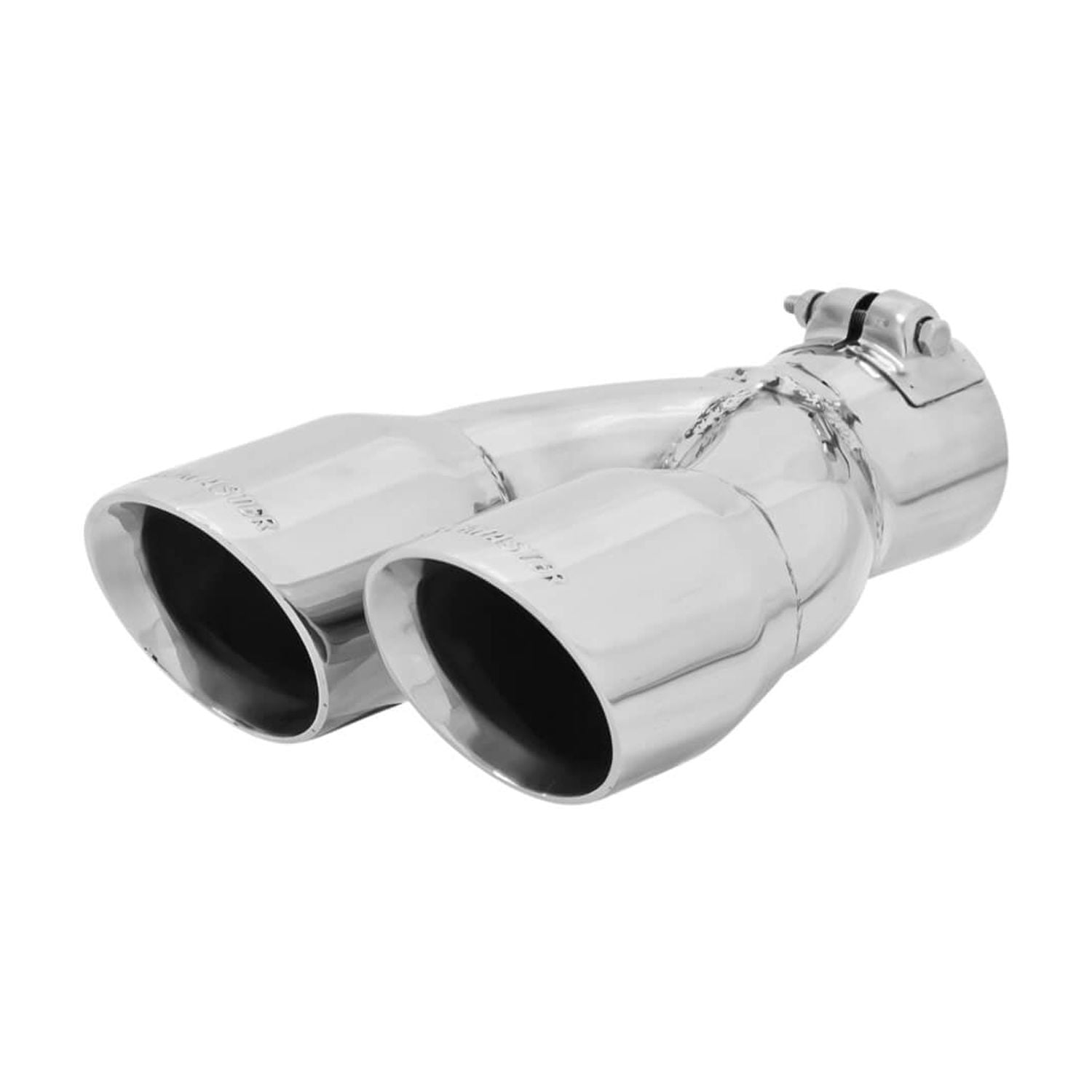 Flowmaster - 15389 - Exhaust Tip - Dual 3.00 in. Fits 2.50 in. - Right -Clamp on