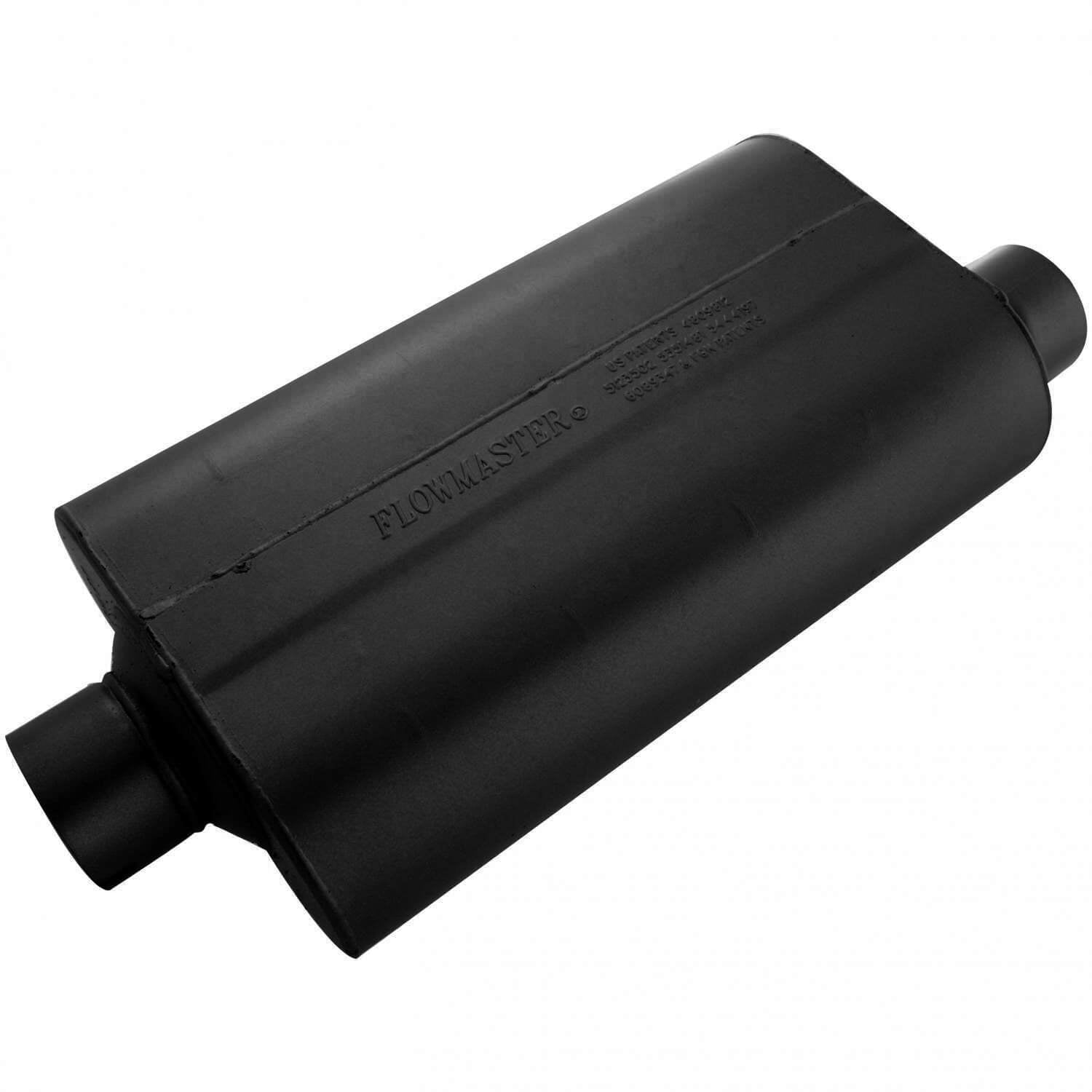 Flowmaster 853057 Super 50 Muffler 409S - 3.00 Center In / 3.00 Offset Out - Mild Sound