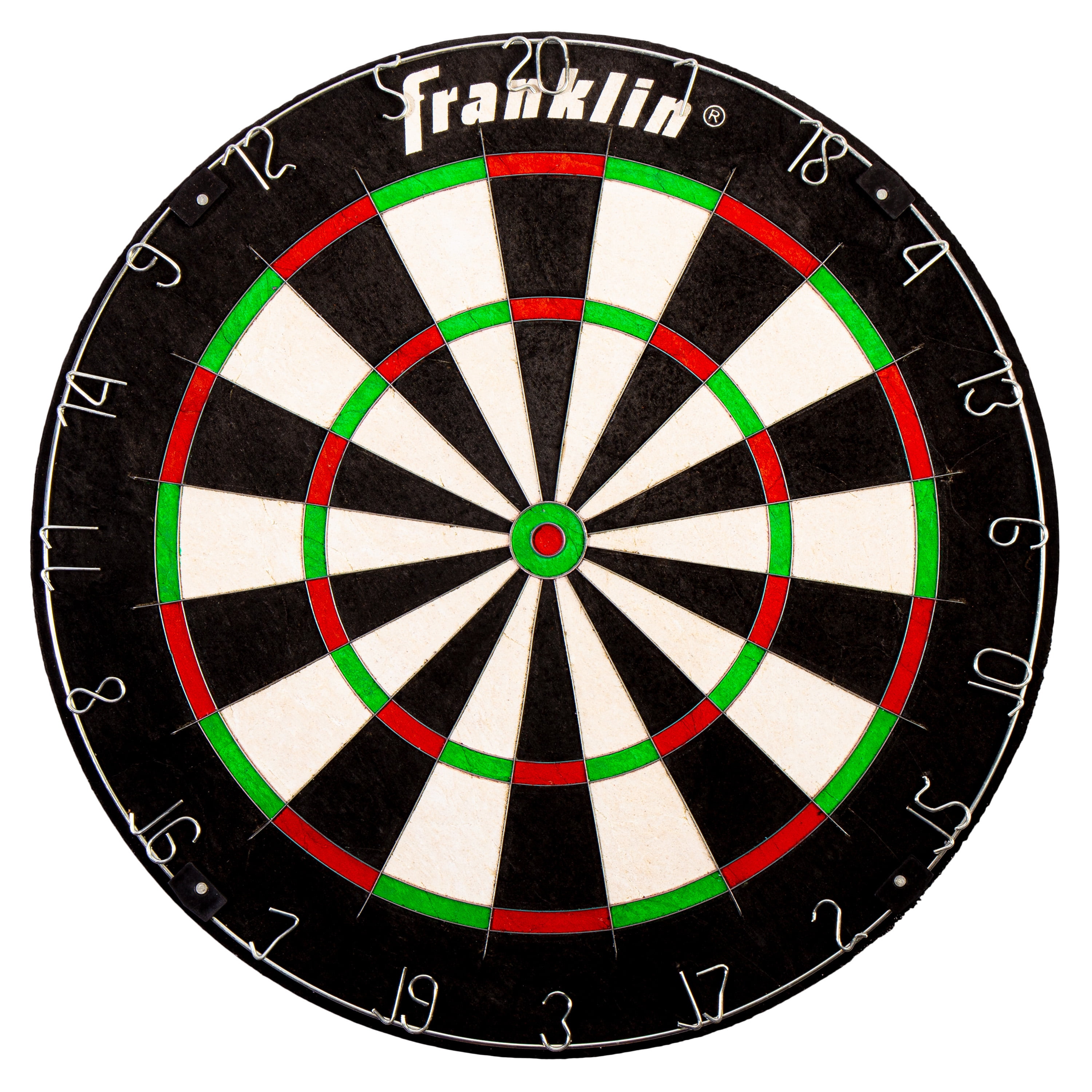 Franklin Sports Bristle Dartboard - 18" - Steel Tip Darts