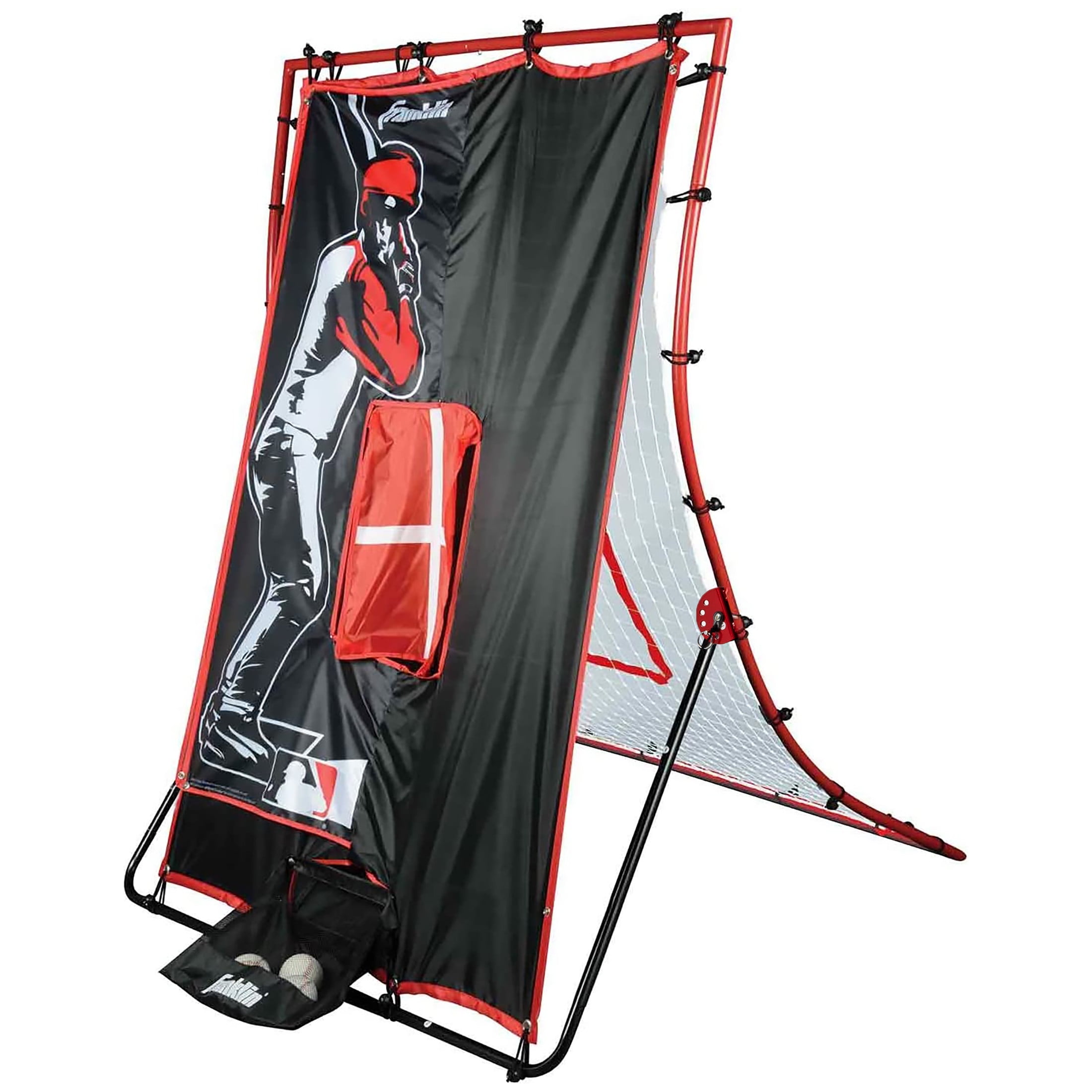 Franklin Sports 2-in-1 Baseball Pitchback Target + Rebounder Net - 68"