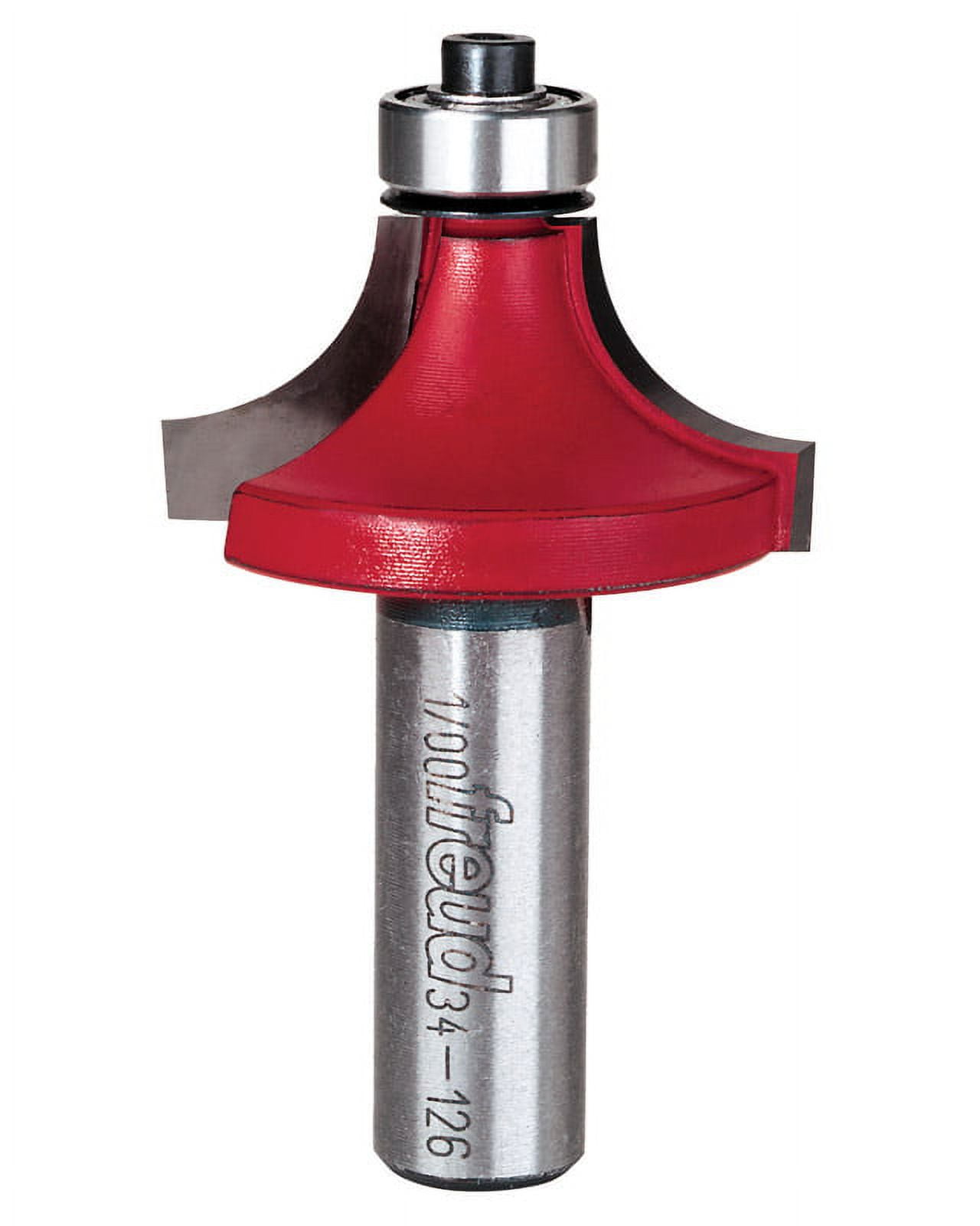 Freud 1-5/8 in. Dia. x 1/2 in. x 2-3/4 in. L Carbide Rounding Over Router Bit
