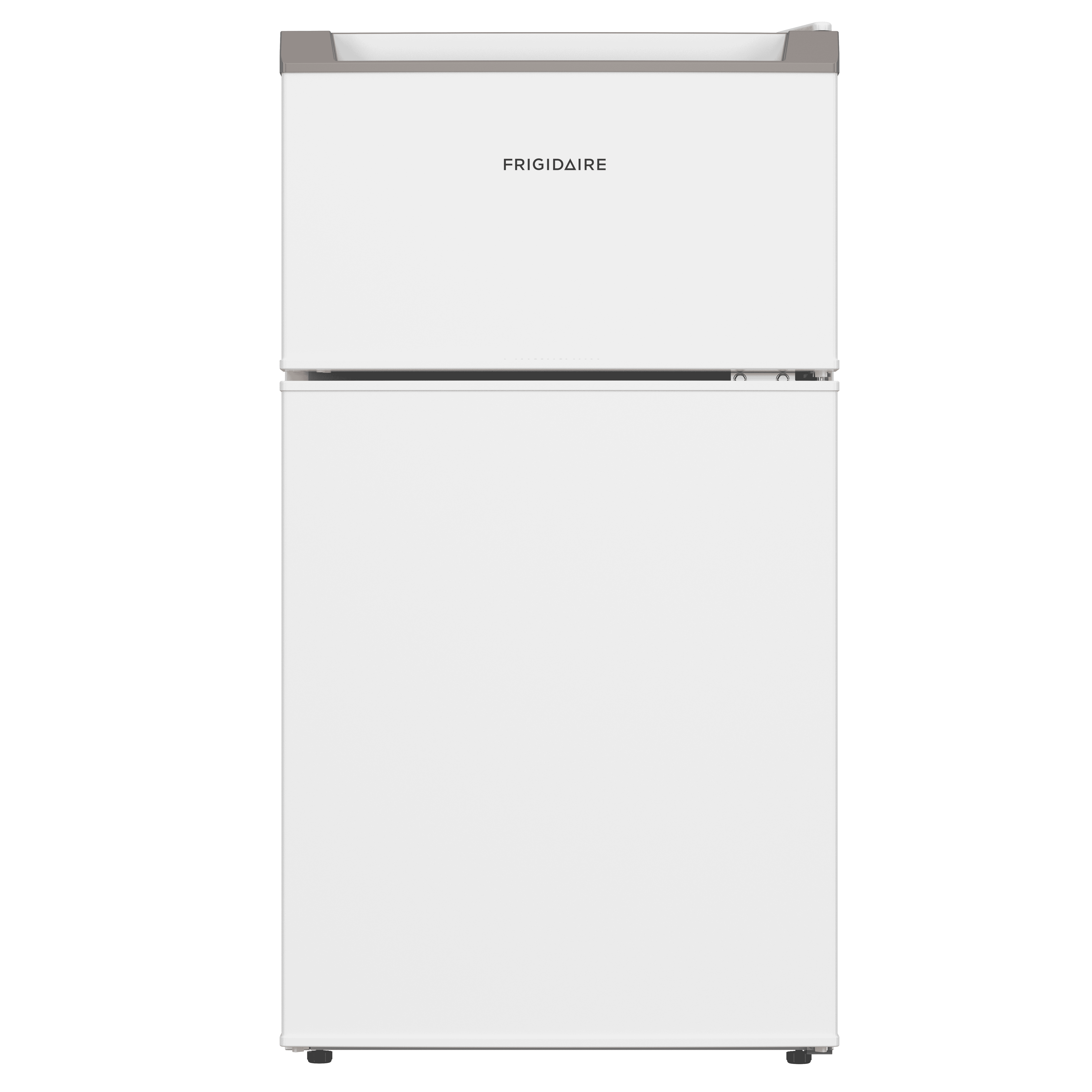 Frigidaire Compact Fridge Freezer Combo, 3.1 cu. ft. Capacity, Small Top Freezer Refrigerator, Mini Fridge, Bar Fridge with Freezer -W:17.83" x L: 19.57" X H:33.54" (Cotton)