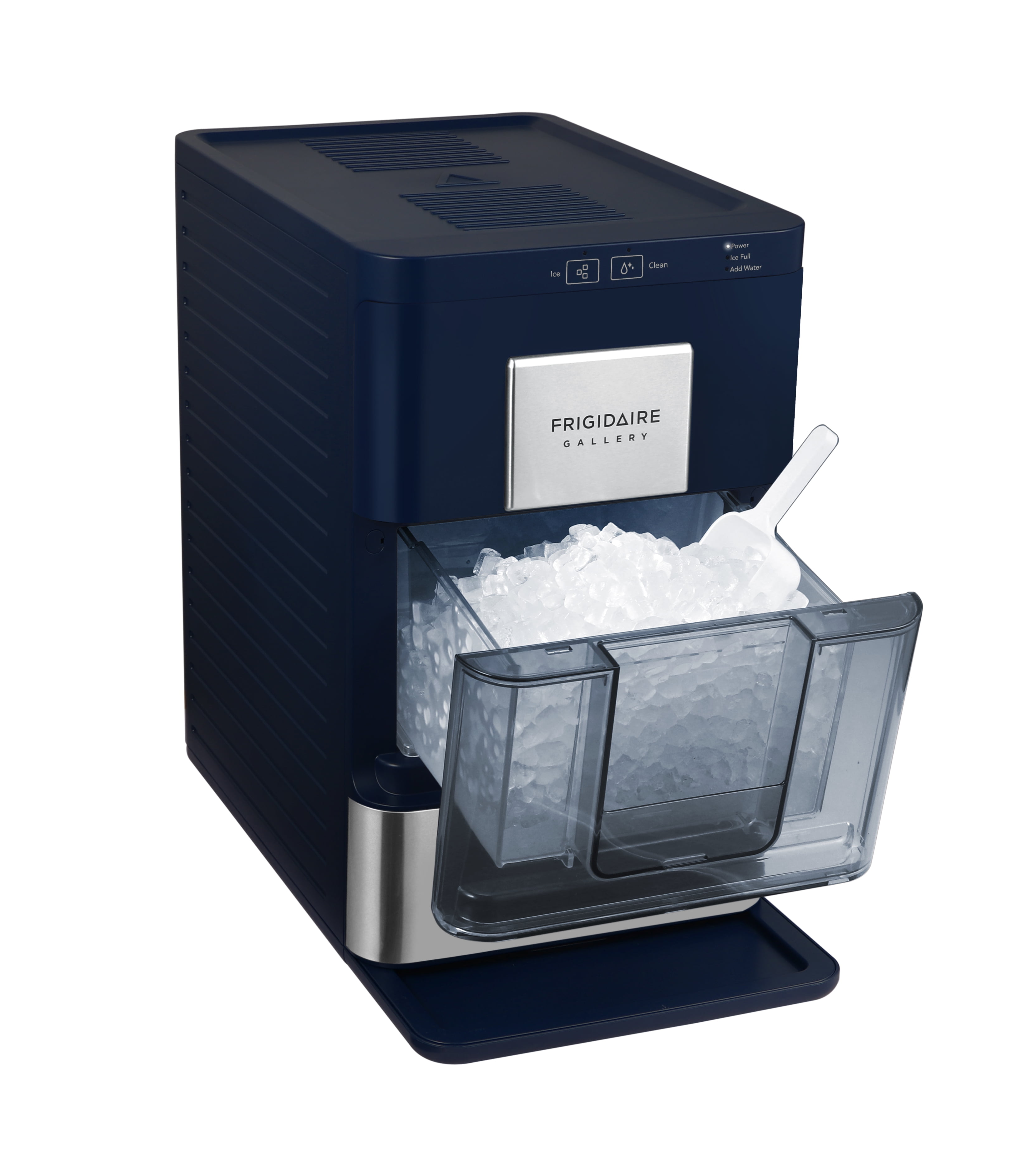 Frigidaire Gallery 33 lbs. Touchscreen Nugget Ice Maker - Stainless Steel Accent, EFIC220, Navy