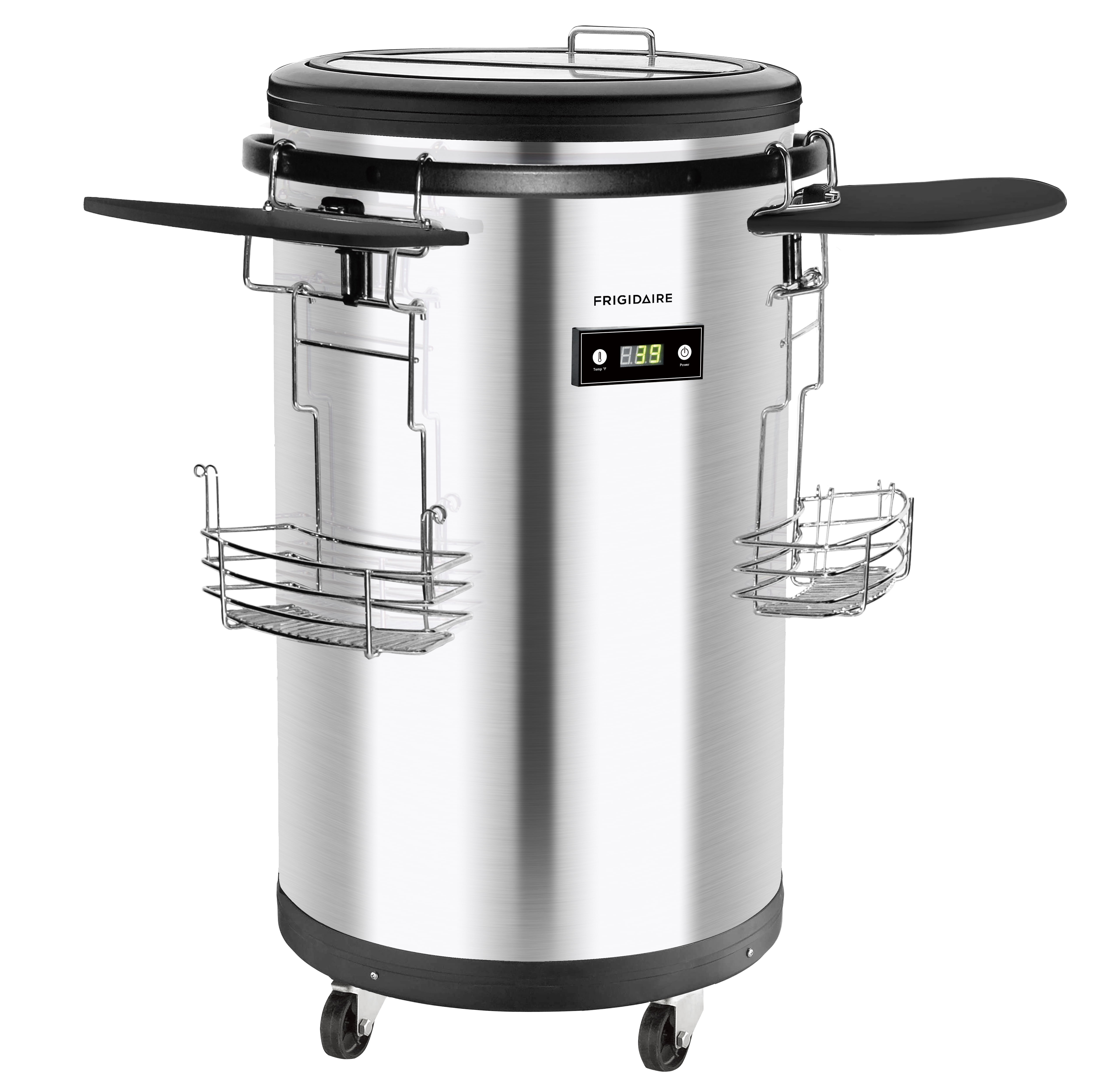 Frigidaire, Stainless Steel Electric Party Cooler, with Digital Temperature Control