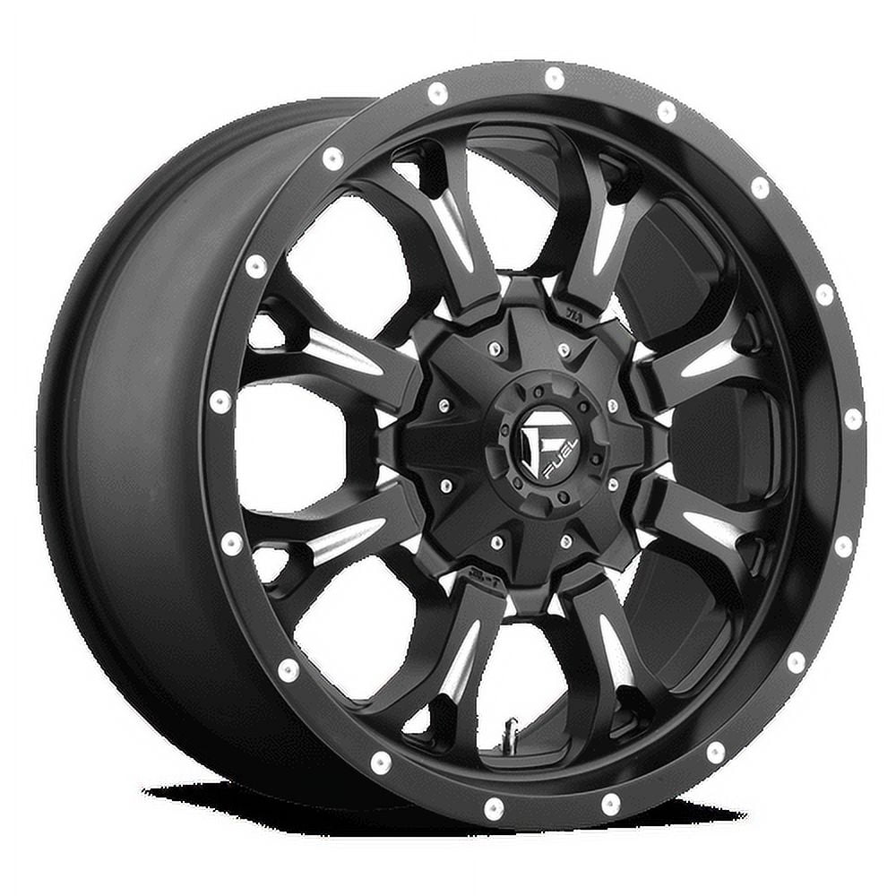 Fuel 1PC Aluminum Rim D517 KRANK 20X10in Matte Black Milled Finish, D51720008250