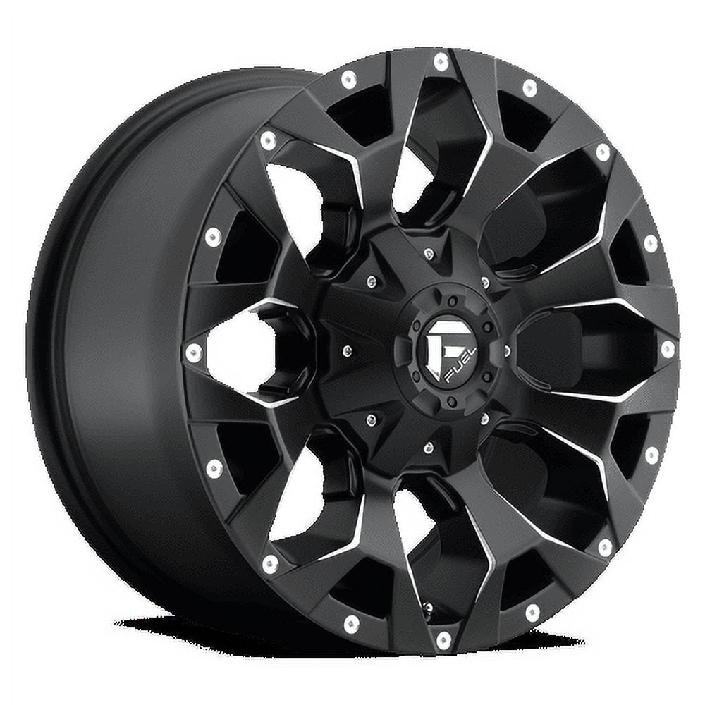Fuel 1PC Aluminum Rim D546 ASSAULT 17X9in Matte Black Milled Finish, D54617902645