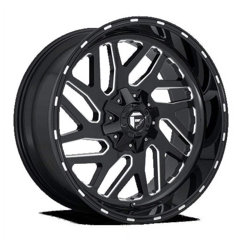 Fuel 1PC Aluminum Rim D581 TRITON 20X10in Gloss Black Milled Finish, D58120009846