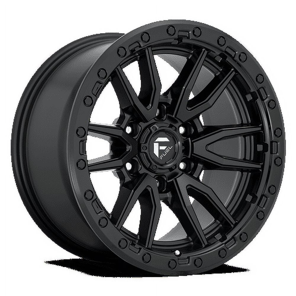 Fuel 1PC Aluminum Rim D679 REBEL 17X9in Matte Black Finish, D67917908445