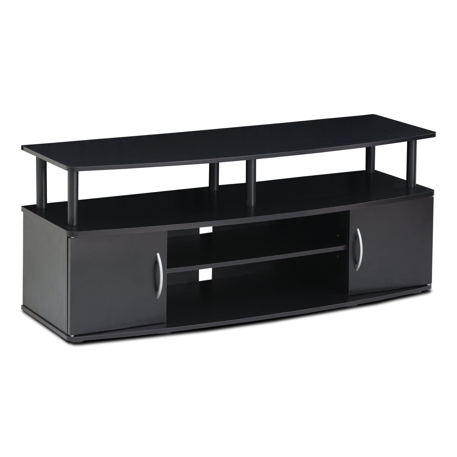 Furinno JAYA Large Entertainment Center Hold up to 55-IN TV, Black