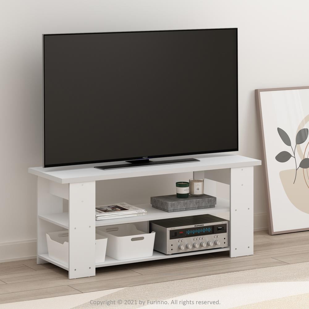 JAYA TV Stand Up To 55-Inch, White