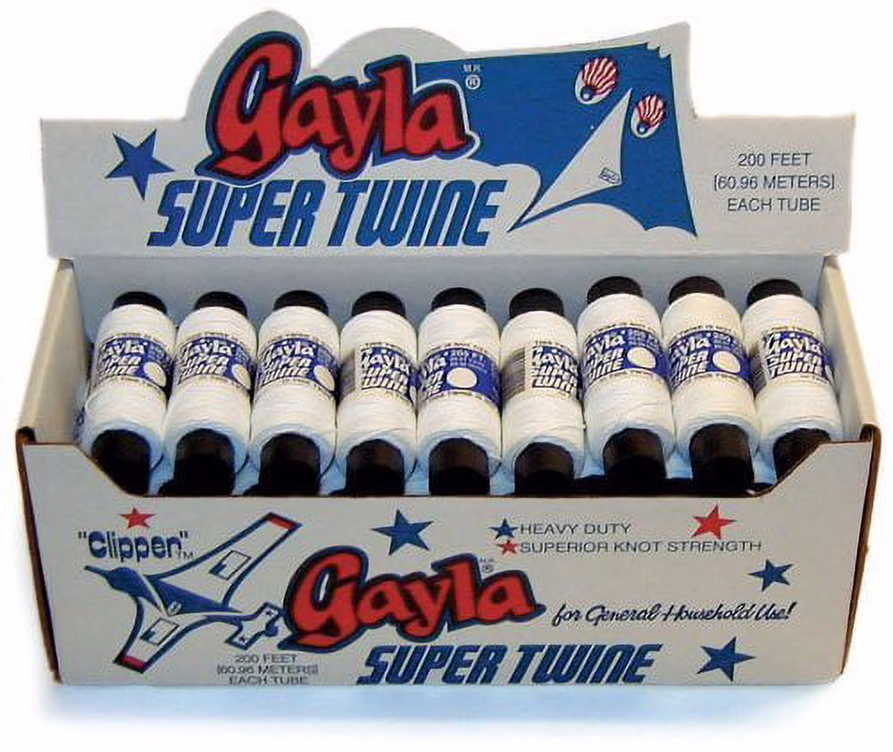 Gayla Industries Super Twine Kite String 200 Feet Multi-Packs/Class Sets Set of 36 spools