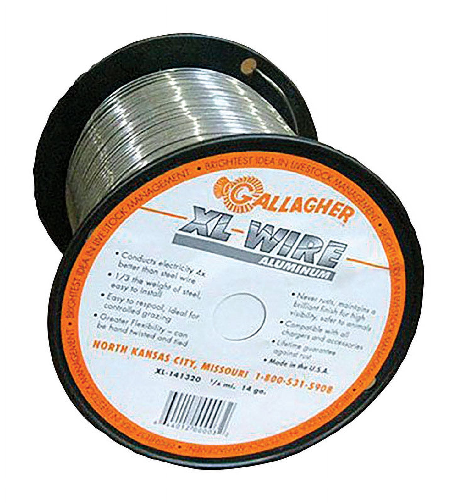 Gallagher Electric Fence Wire 1/4 mi. Silver