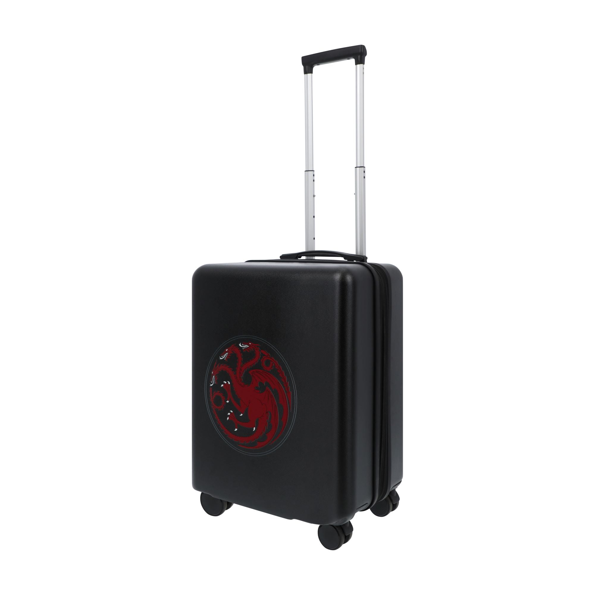 Game of Thrones 22.5 Inch Carry On Luggage, Hardshell Rolling Suitcase with Spinner Wheels, Black