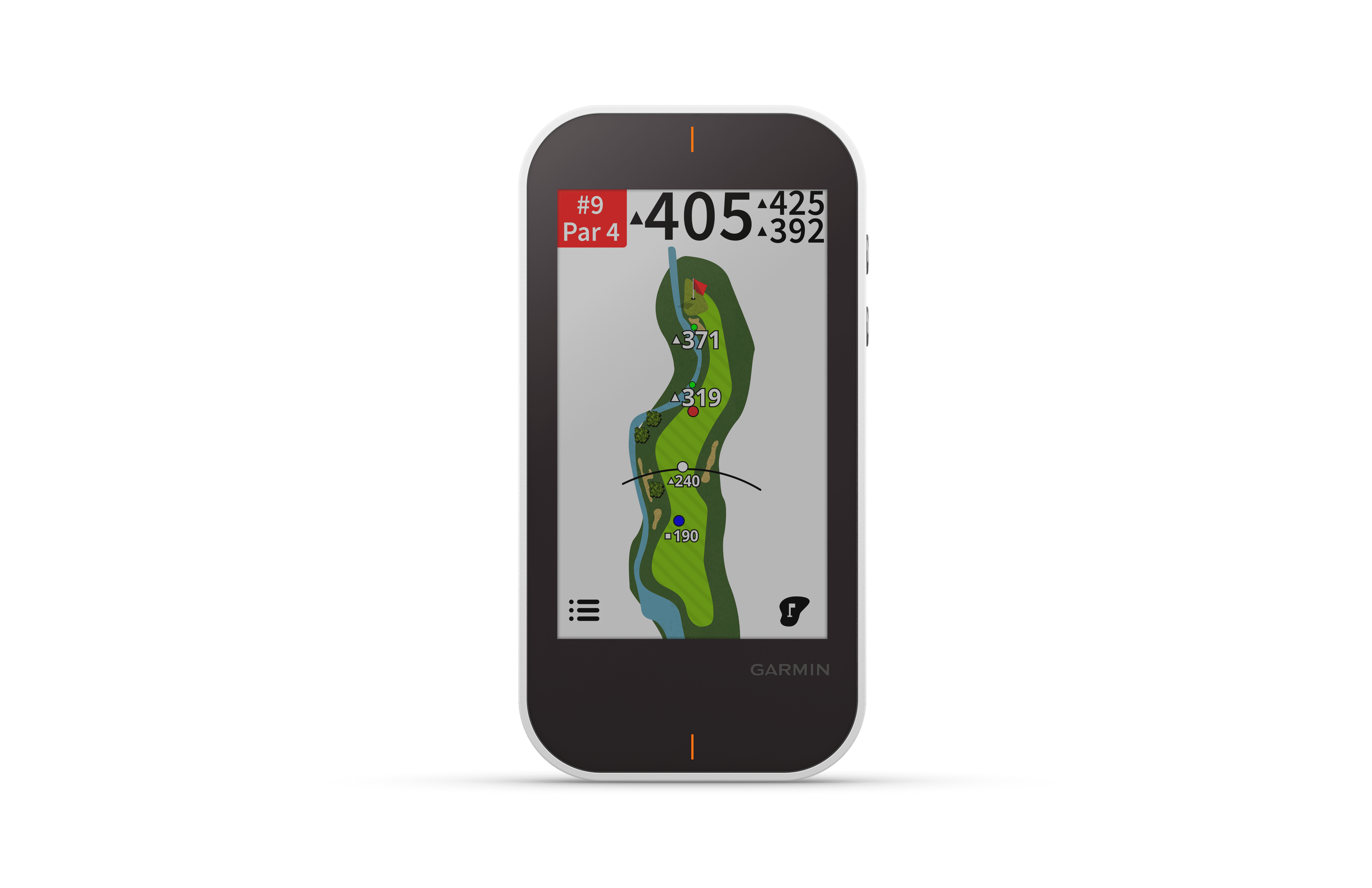 Garmin Approach G80, All-in-One Premium GPS Golf Handheld with Integrated Launch Monitor, 3.5" Touchscreen, Black/White