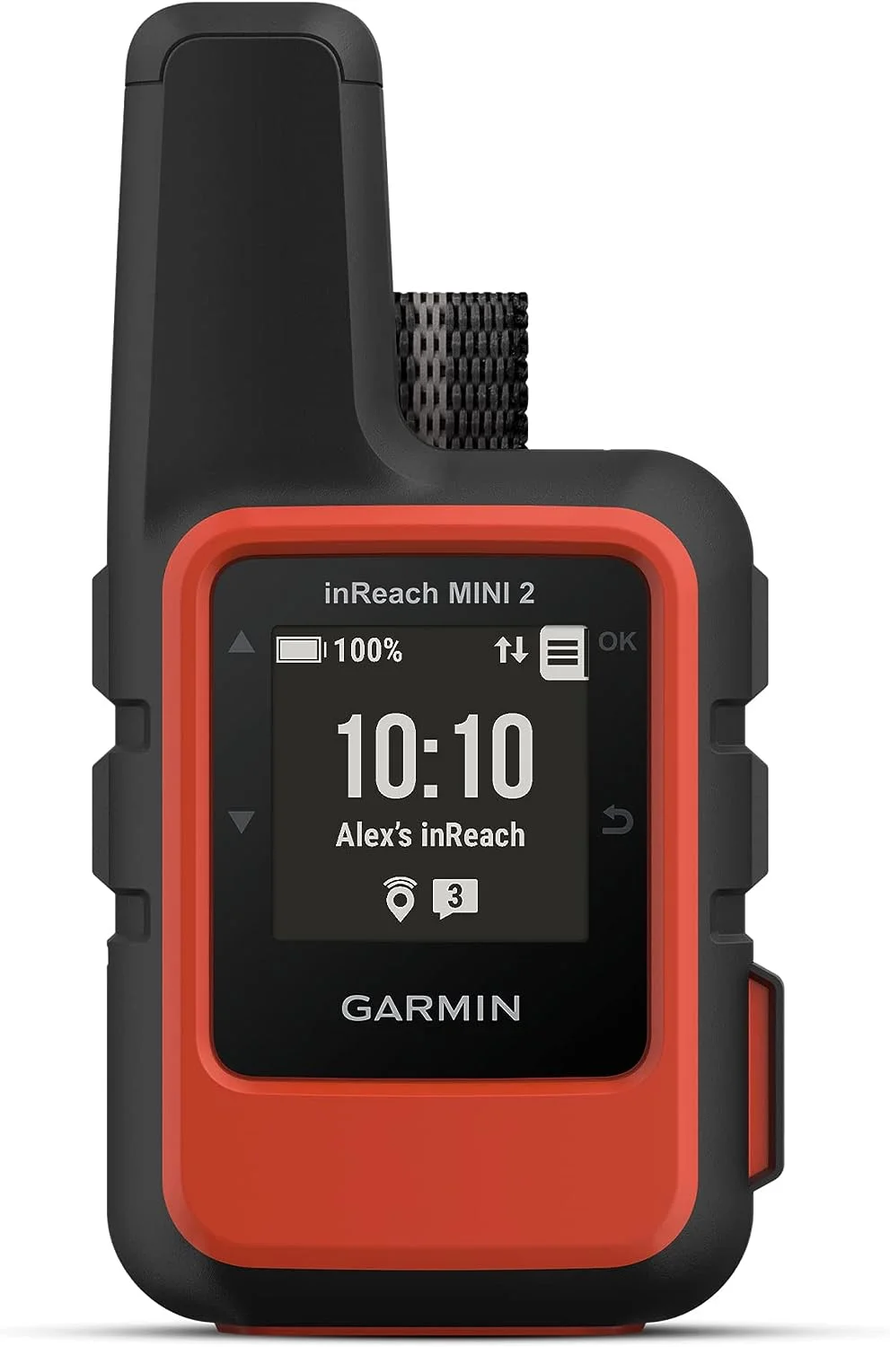 Garmin inReach Mini 2, Lightweight and Compact Satellite Communicator, Hiking Handheld, Orange