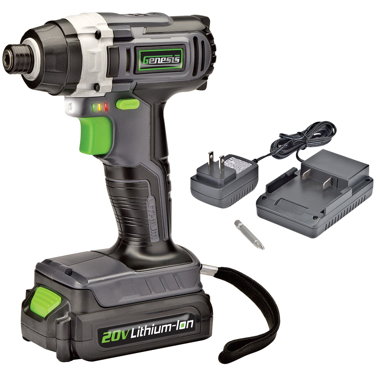 Genesis 20 volt Cordless Impact Driver 1062 in-lb