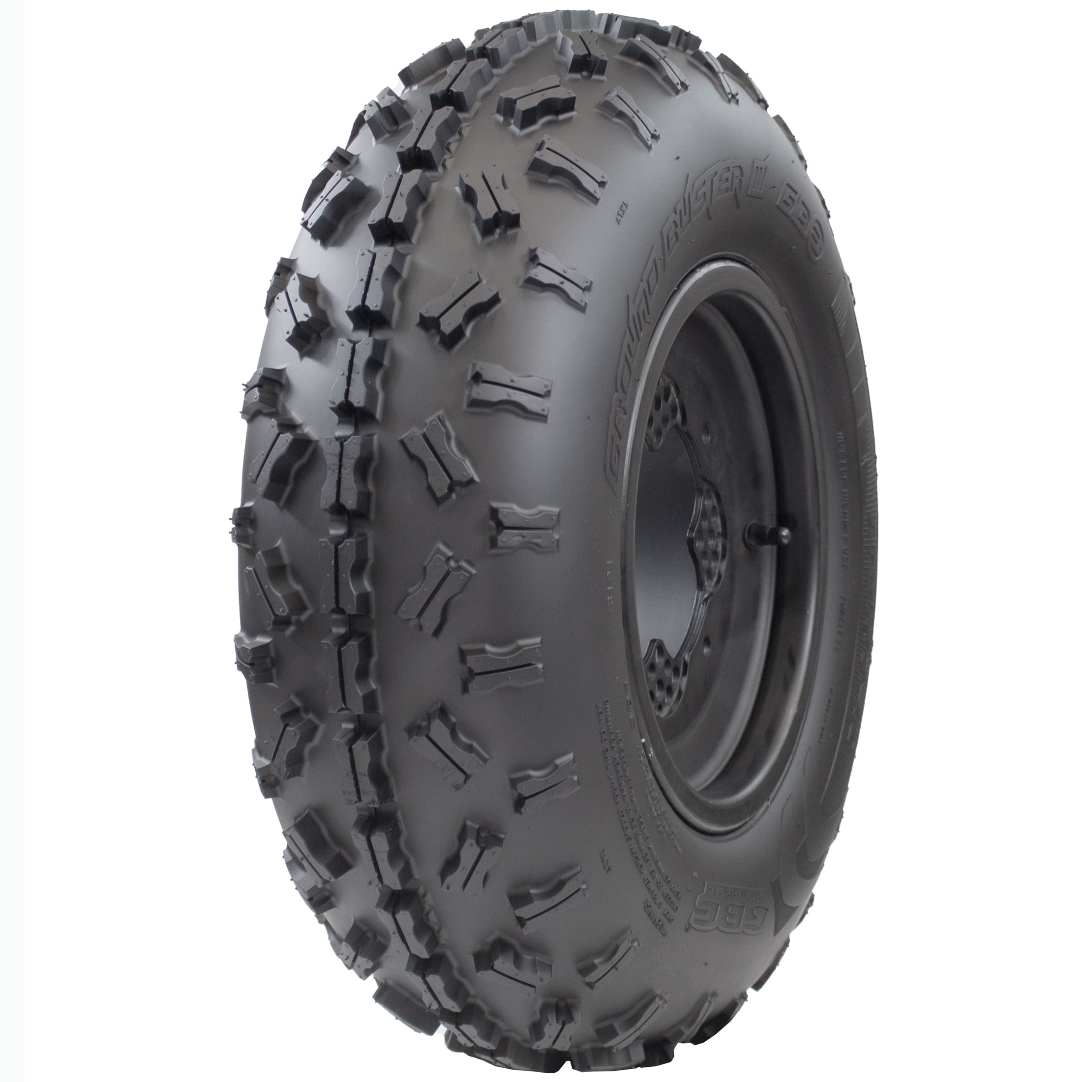 GBC Ground Buster III 22X7.00-10 ATV Tire, 6-Ply Rated Front for XC Racing (Single Tire Only)