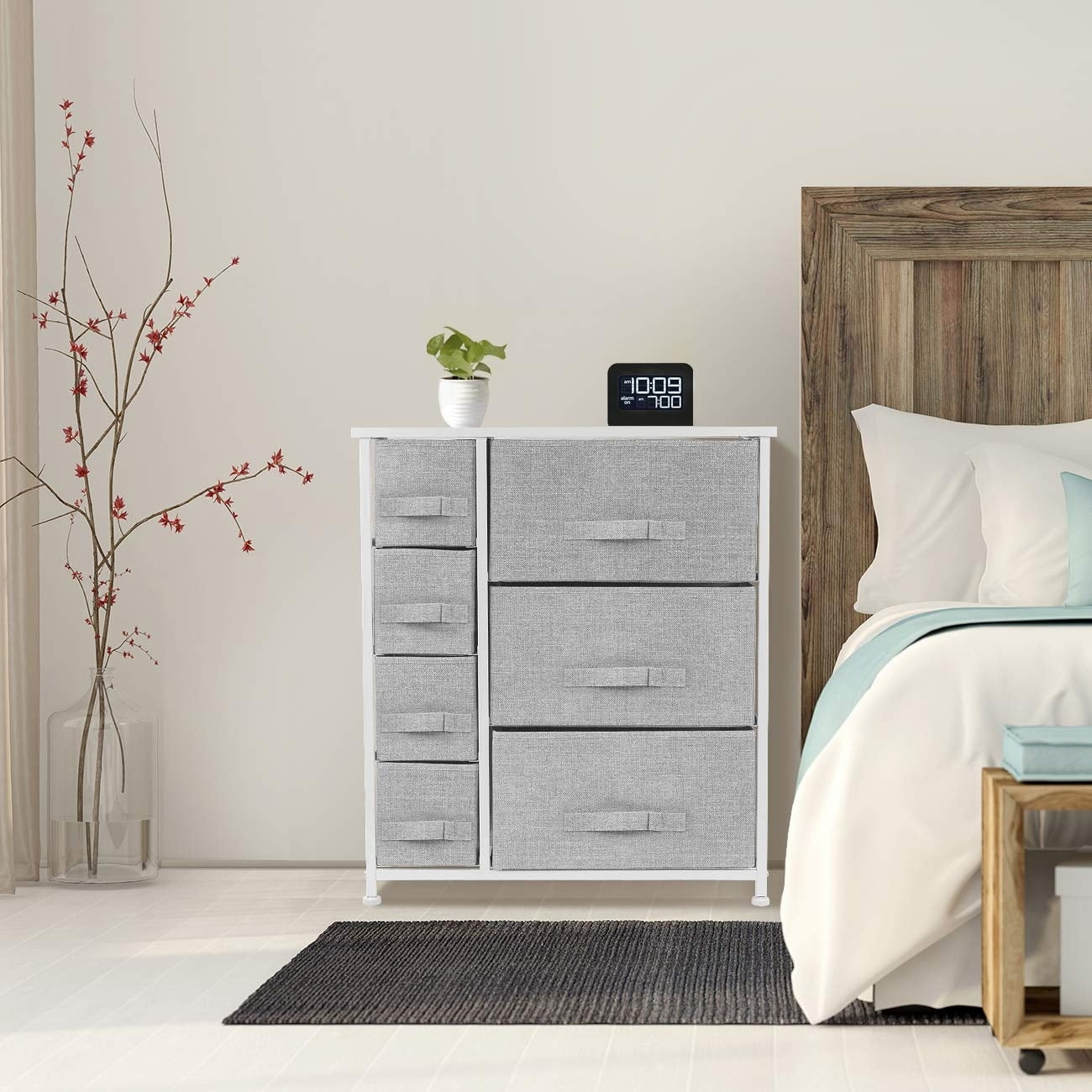 GGI International 7-drawer Storage Dresser White
