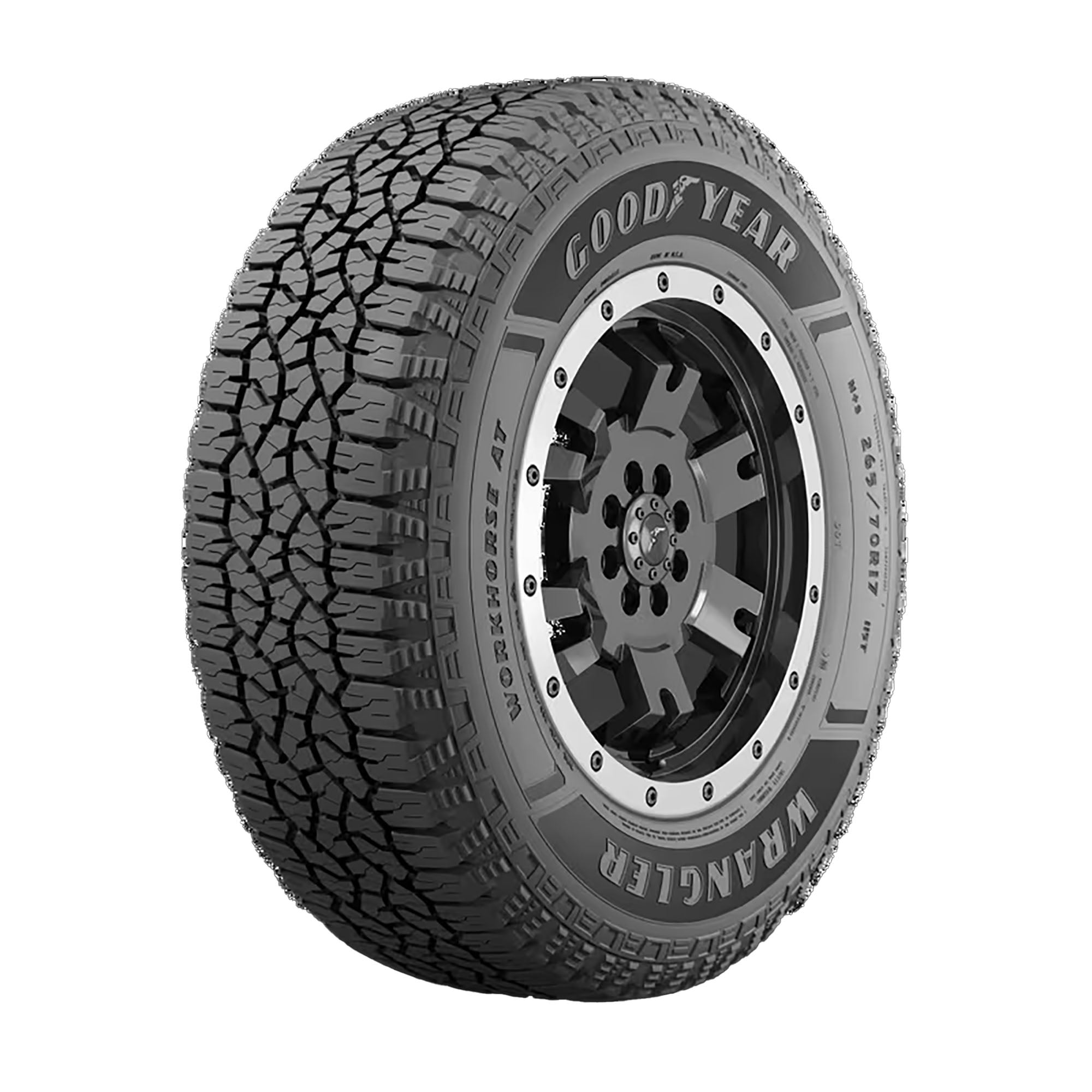 GOODYEAR WRL WORKHORSE AT(P) 245/75R16 111S Fits: 2015 Toyota Tacoma TRD Pro, 1996-2002 Chevrolet Tahoe LT