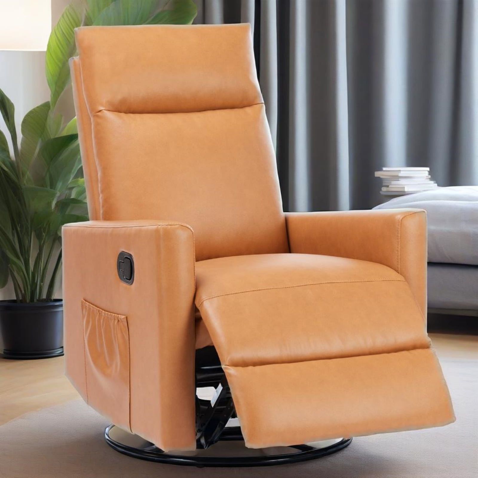 Gianna Swivel Recliner Chair, Living Room Glider Rocker Recliners, Nursery Massage Rocking Chairs