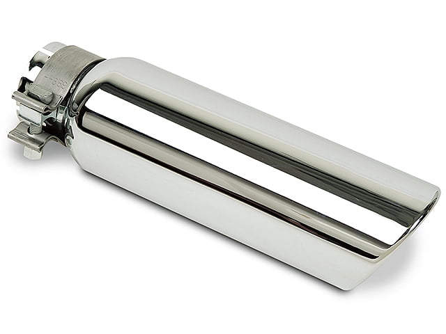 Go Rhino Exhaust Tip - Chrome - ID 3 1/2in x L 14in x OD 5in