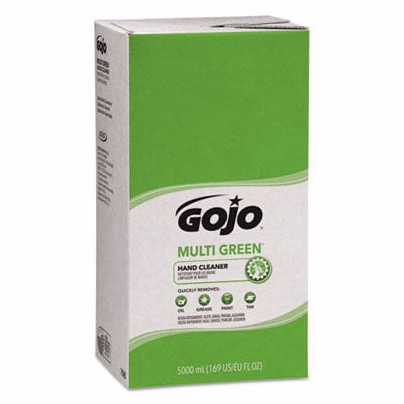 Gojo Pro TDX 5000 Refill Multi Green Hand Cleaner Citrus Scent - 1.3 gal (5 L) - Soil Remover, Dirt Remover - Hand - Green - Non-abrasive - 2 / Carton