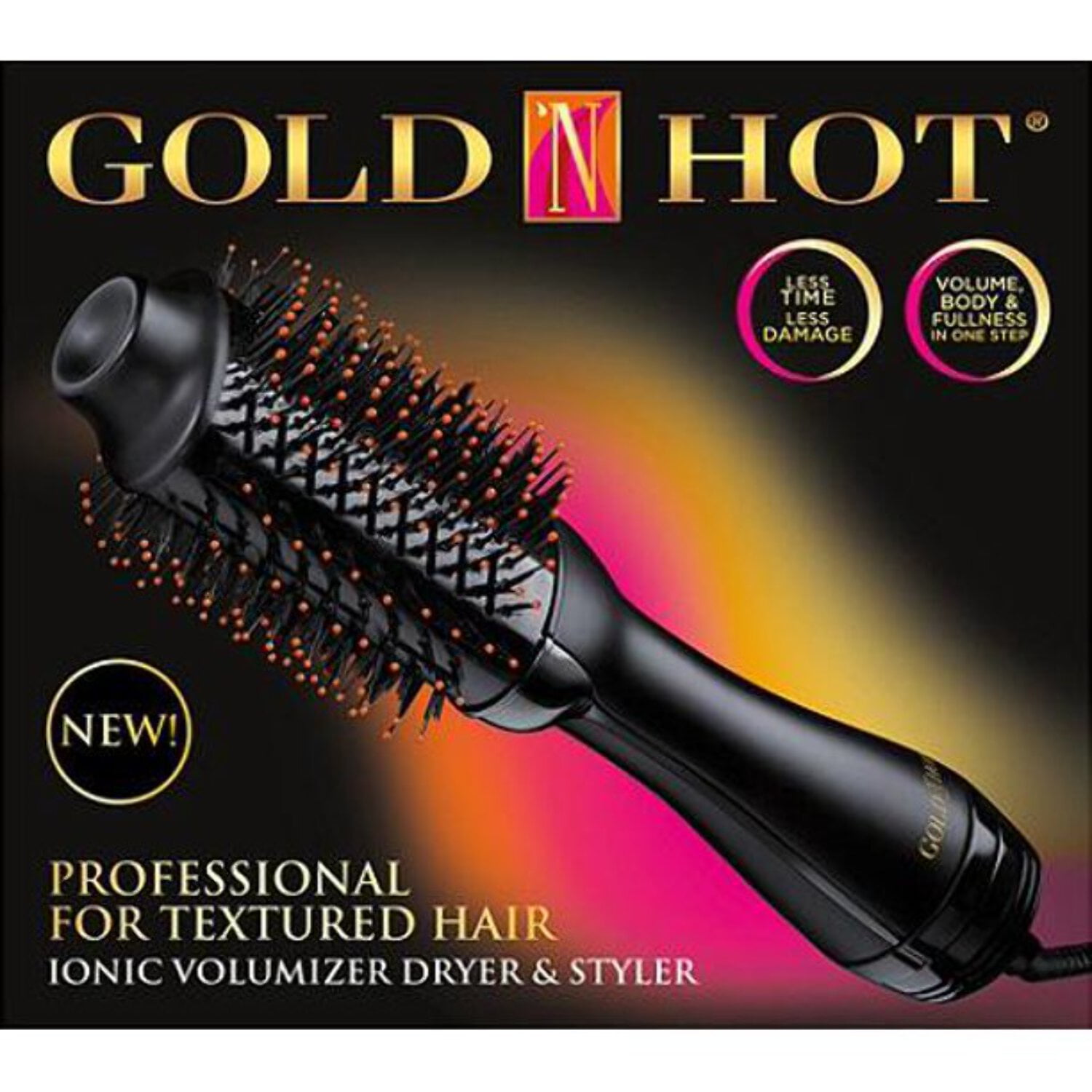 Gold 'N Hot Ionic Volumizer Dryer & Styler