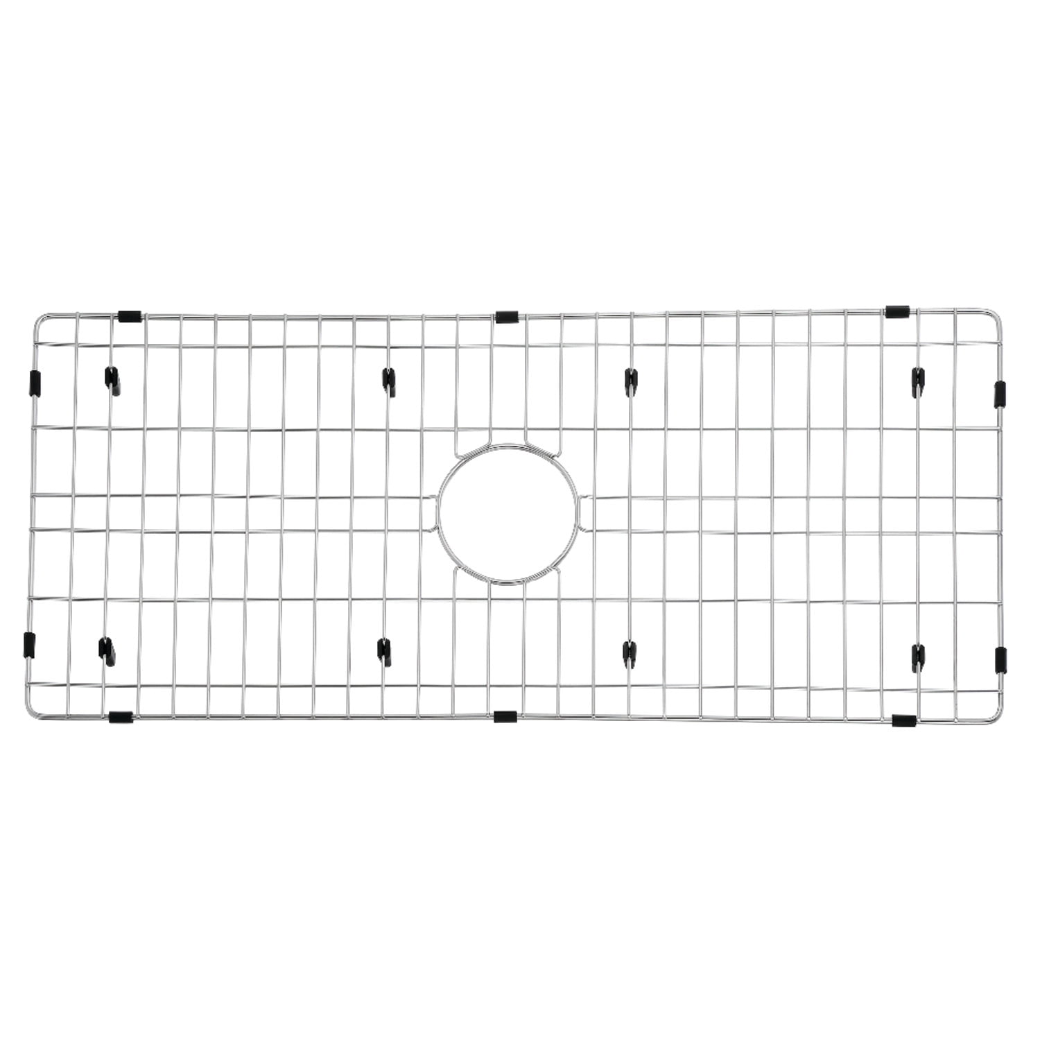 Gourmetier GKFAWR3618 Arcticstone 32"X14" Kitchen Sink Grid, Brushed