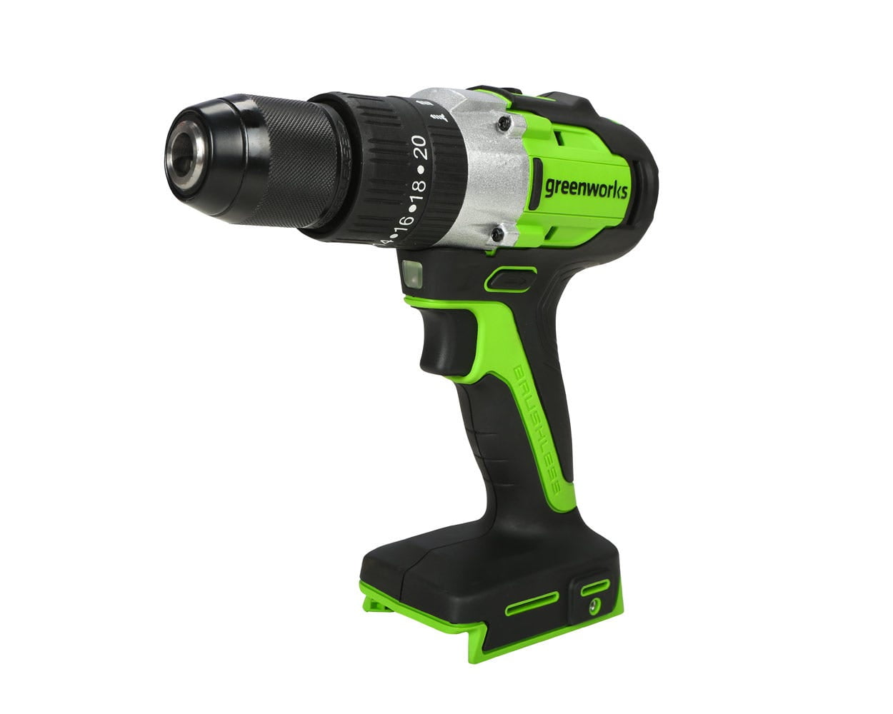 Greenworks 24V Brushless 1/2" Hammer Drill, Battery Not Included 3703402AZ