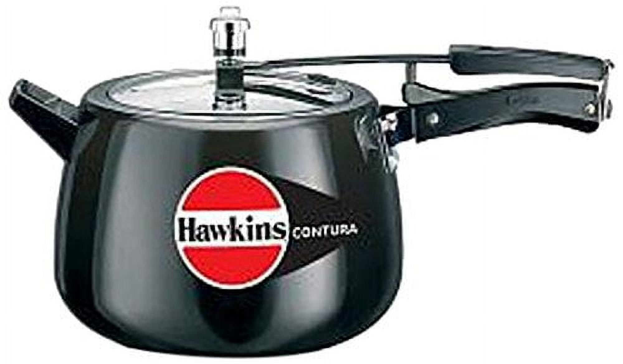 Hawkins CB50 Hard Anodised Pressure Cooker, 5-Liter