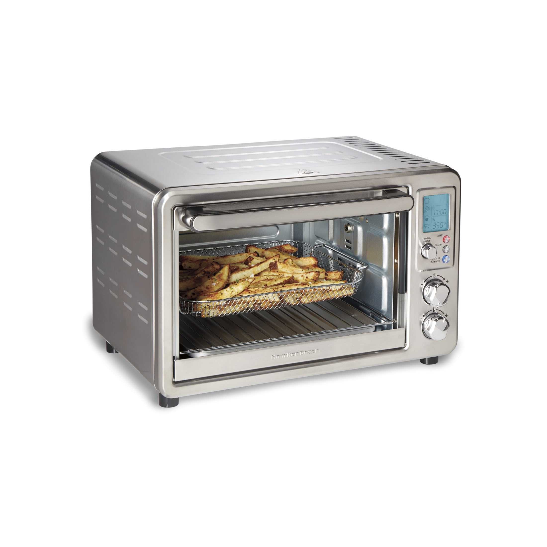 Hamilton Beach Sure-Crisp Digital Air Fryer Toaster Oven with Rotisserie, 6 Slice Capacity, 31193G