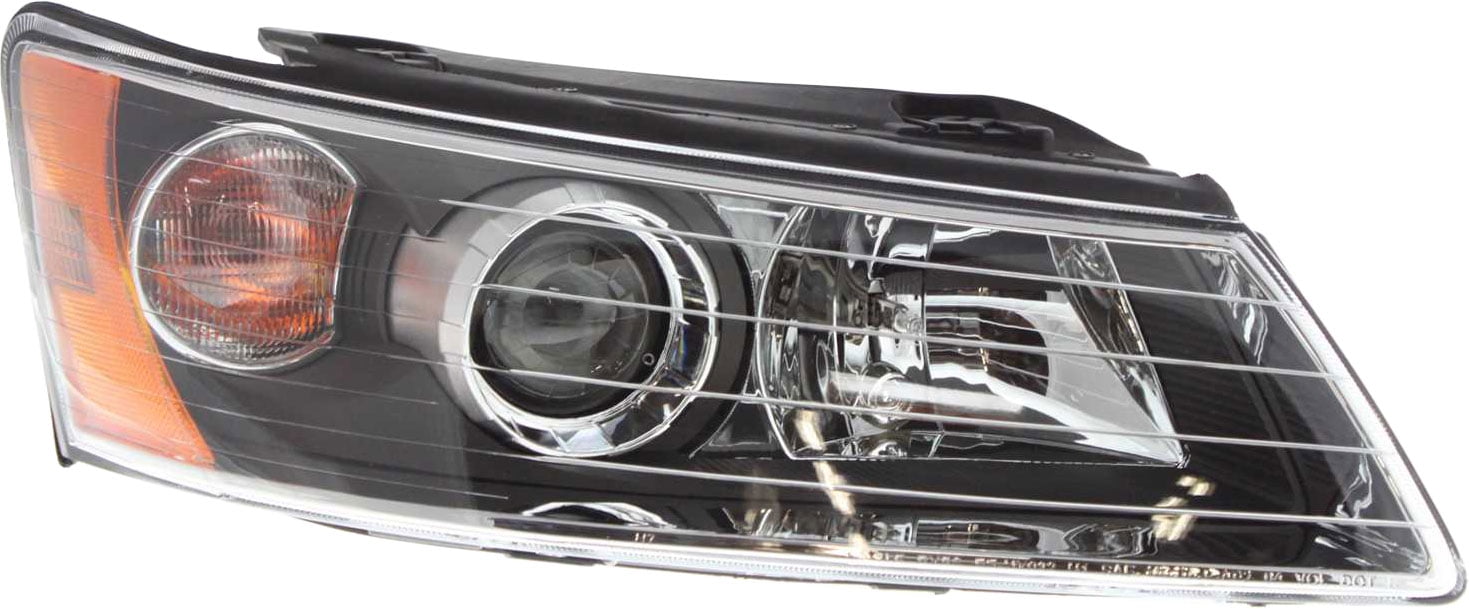 Headlight Compatible With 2006-2008 Hyundai Sonata Right Passenger Halogen With bulb(s)
