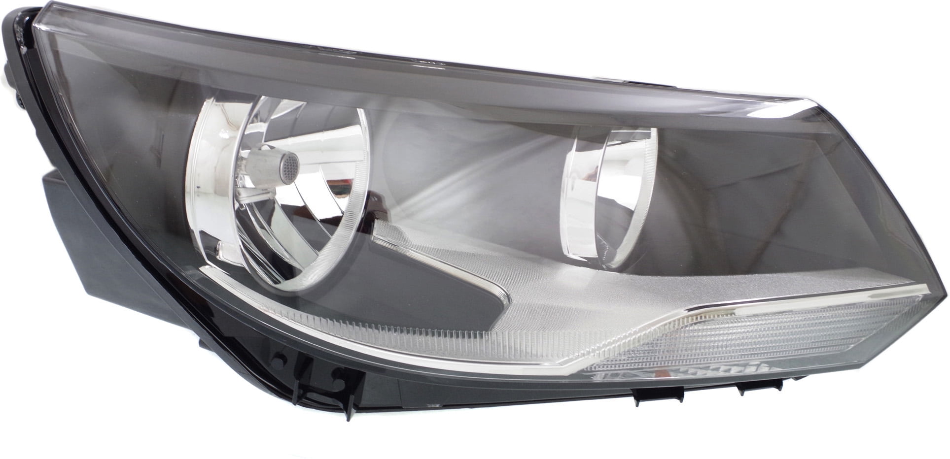 Headlight Compatible With 2012-2018 Volkswagen Tiguan 2017-2018 Limited Right Passenger Halogen With bulb(s)