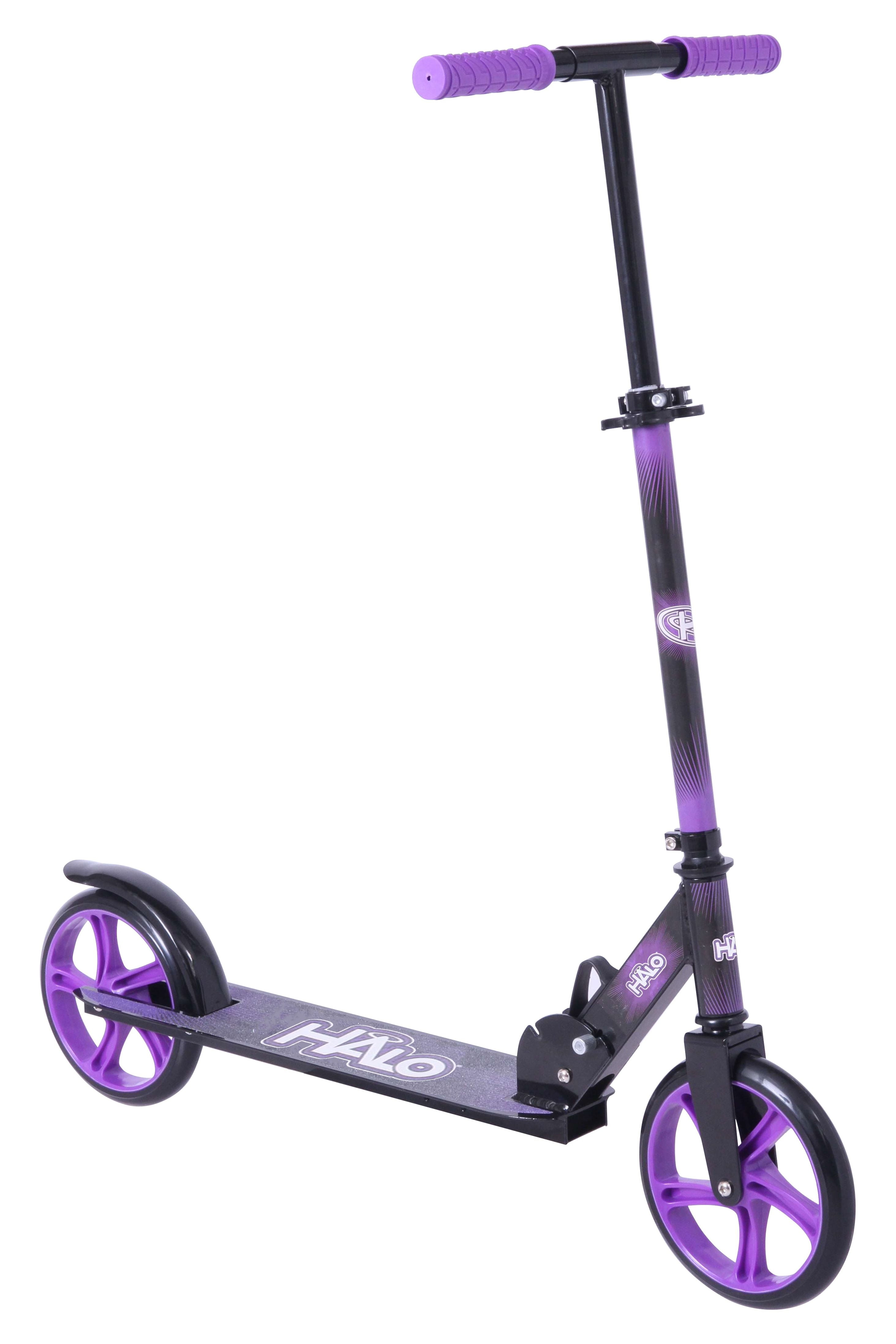 HALO Rise Above Supreme Big Wheel Scooter - Purple - Designed for All Riders (Unisex) - 8" Wheels