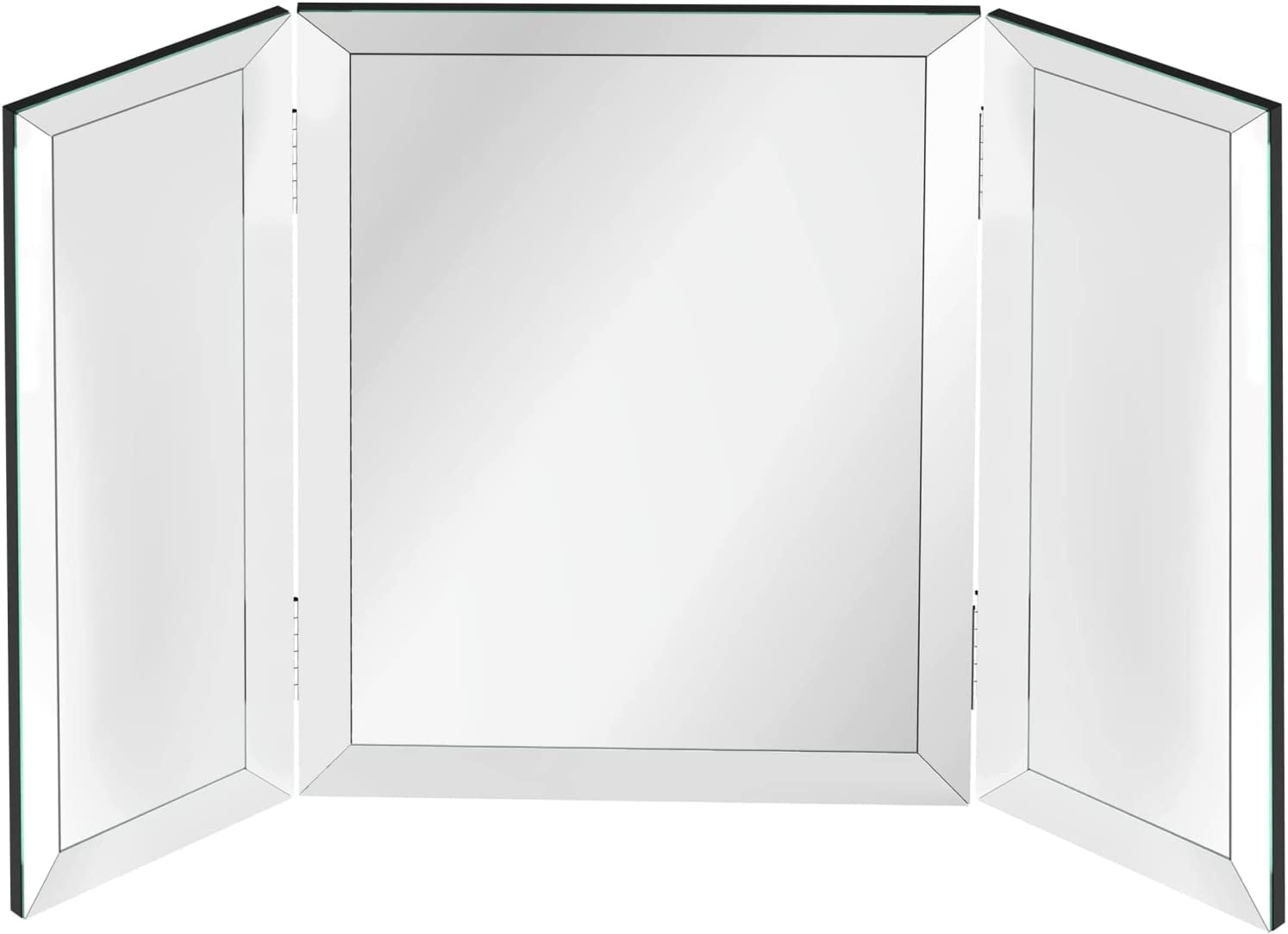 HAMILTON HILLS TRIFOLD VANITY MIRROR - 28 X 40 INCHES TRI-FOLD TABLETOP MIRROR | 1