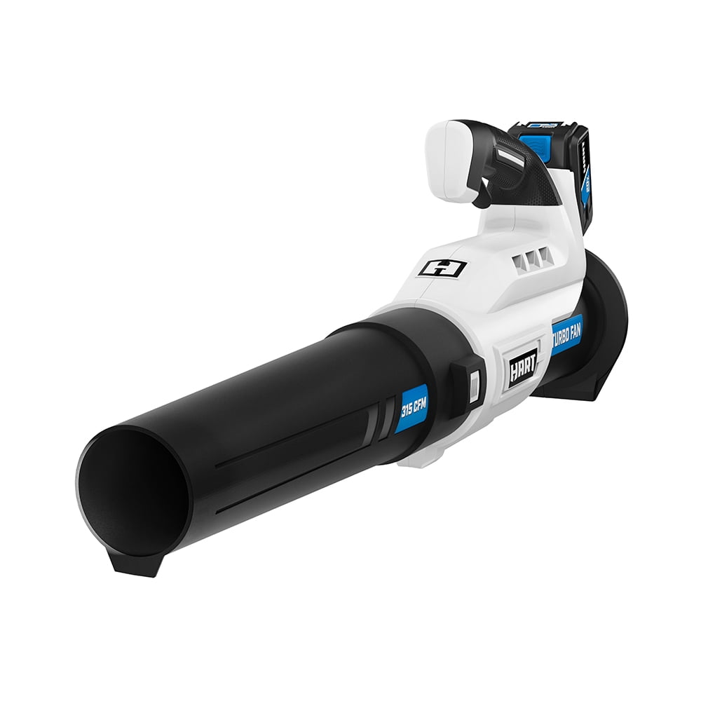 HART 20-Volt Brushless 100 mph at 315 CFM Turbo Fan Blower Kit, (1) 4.0Ah Lithium-Ion Battery