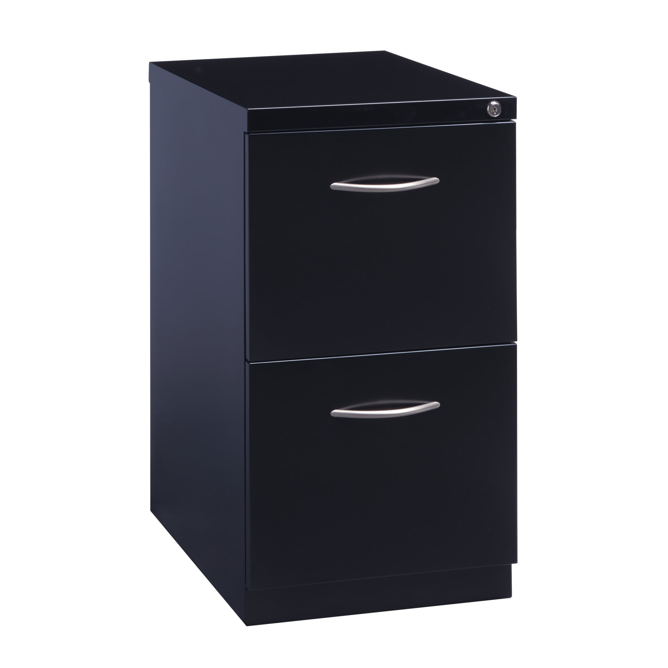 Hirsh Pro 23" Deep Mobile Pedestal File Cabinet 2 Drawer File-File, Letter Width, Black