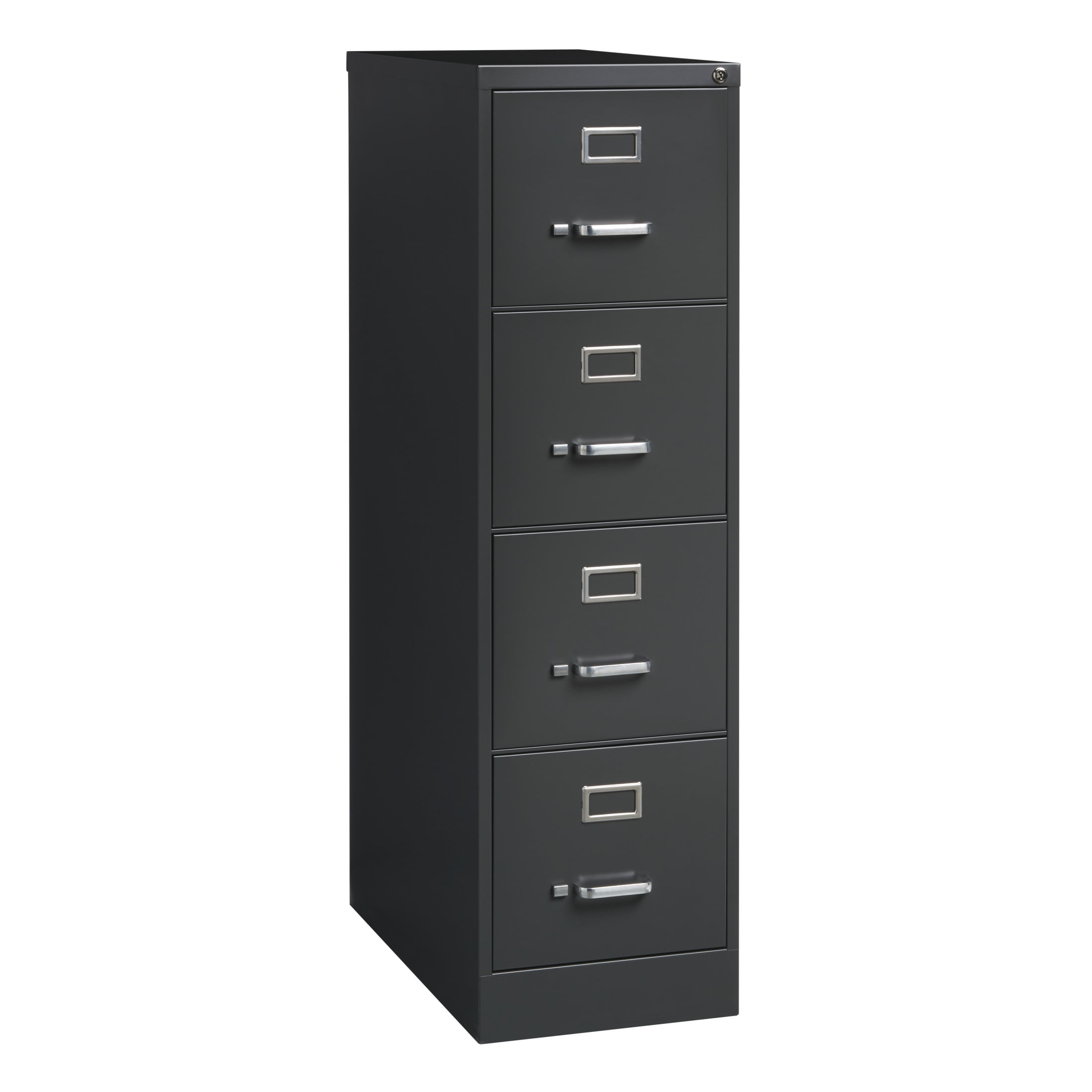 Hirsh 26.5" Deep 4 Drawer Letter Width Vertical File Cabinet, Commercial Grade, Charcoal