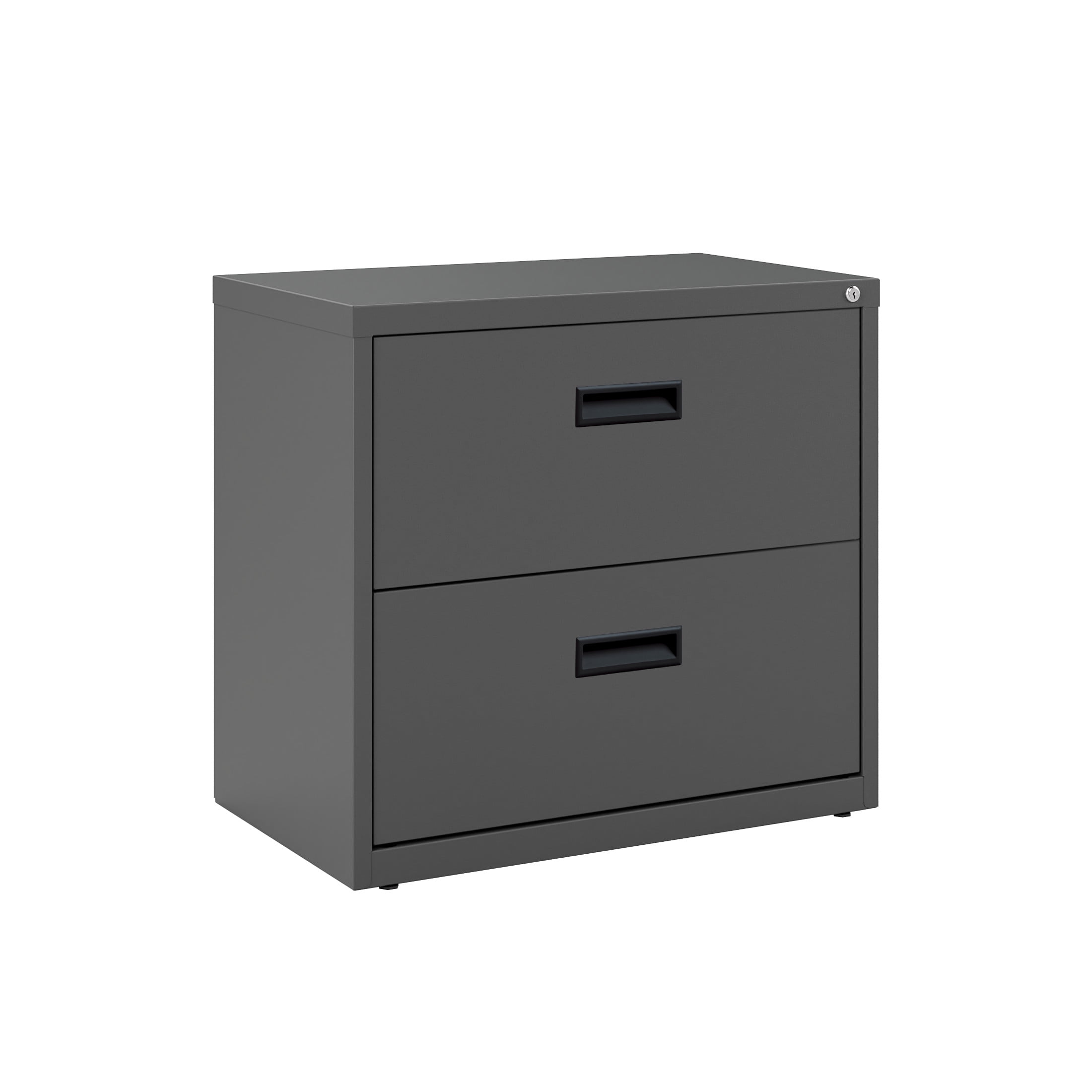 Hirsh 30 inch Wide 2 Drawer Lateral File Cabinet for Home or Office, Charcoal
