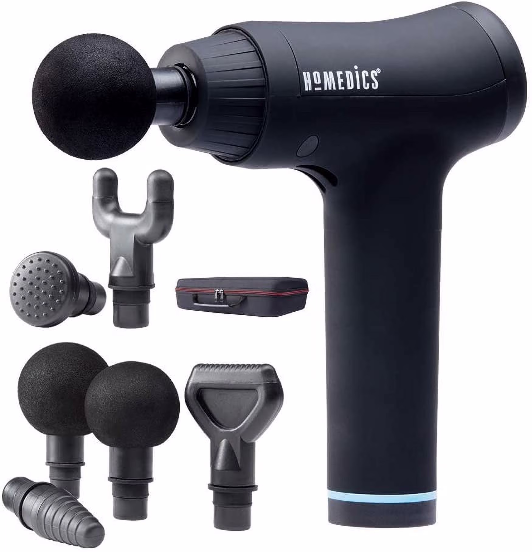 Homedics Active Fit Pro Plus Percussion Cordless Full Body Massage Gun, Black
