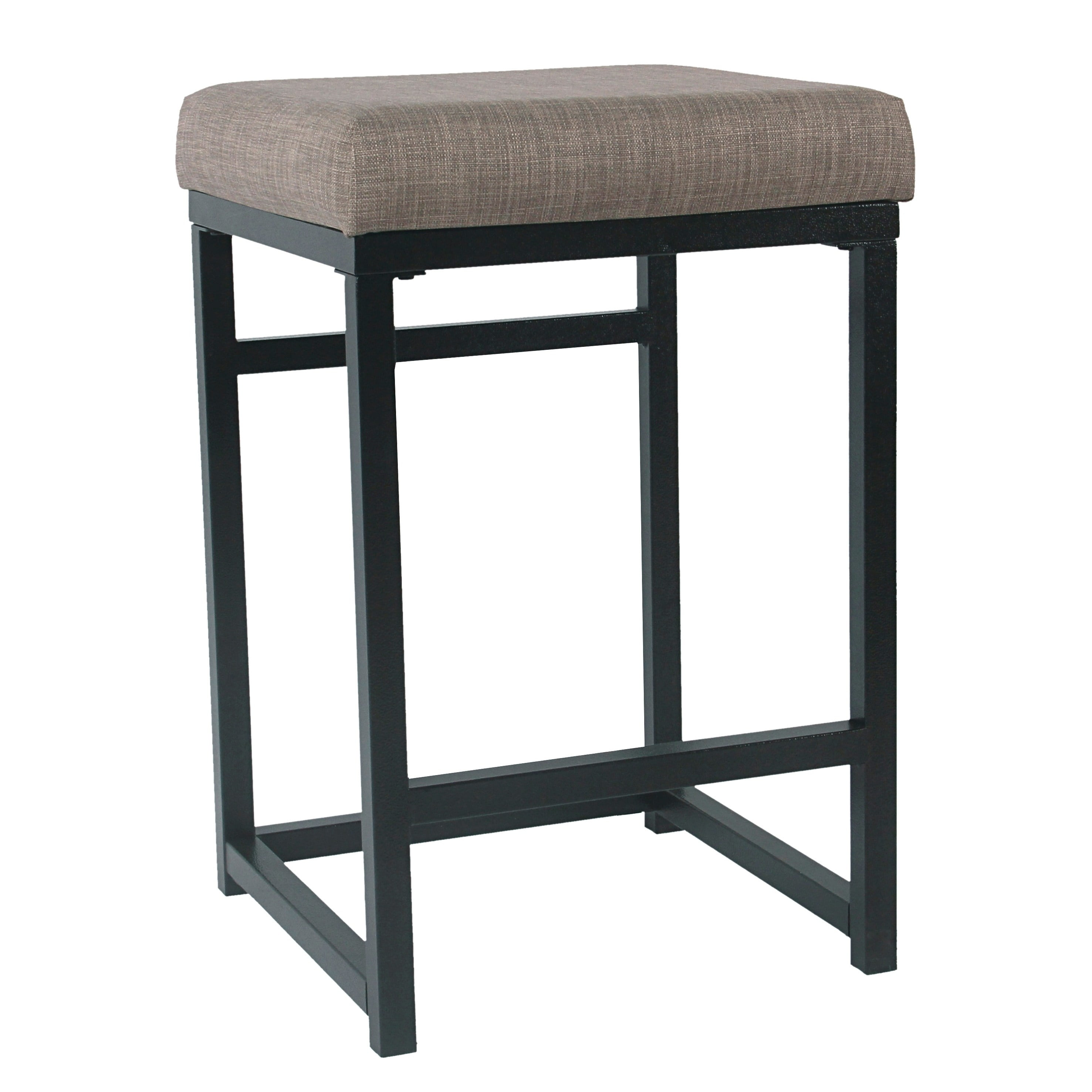 HomePop Open Back Metal 24" Counter Stool