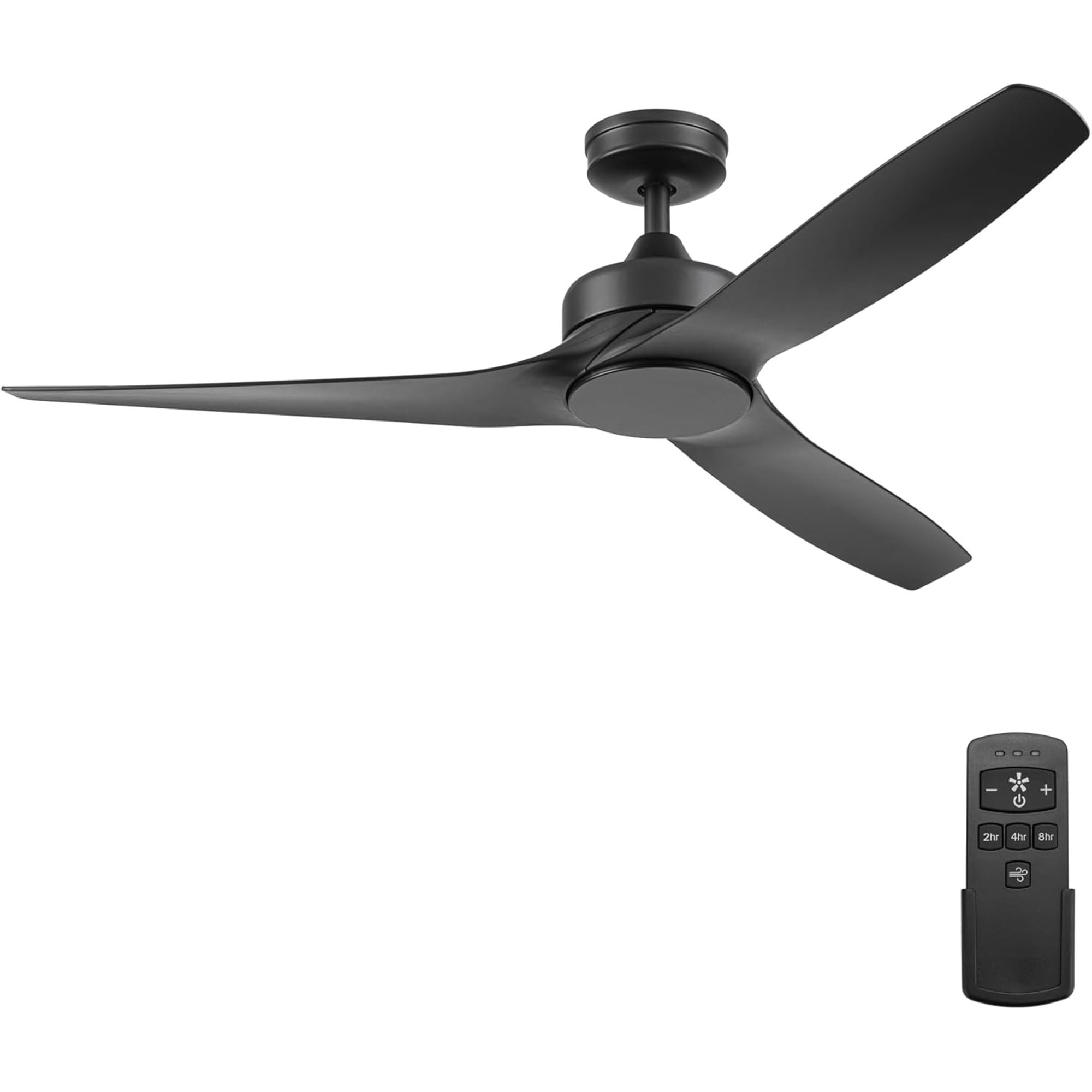 Honeywell Lynton 52" Ceiling Fan w/ Remote, & Reversible Blades, Matte Black